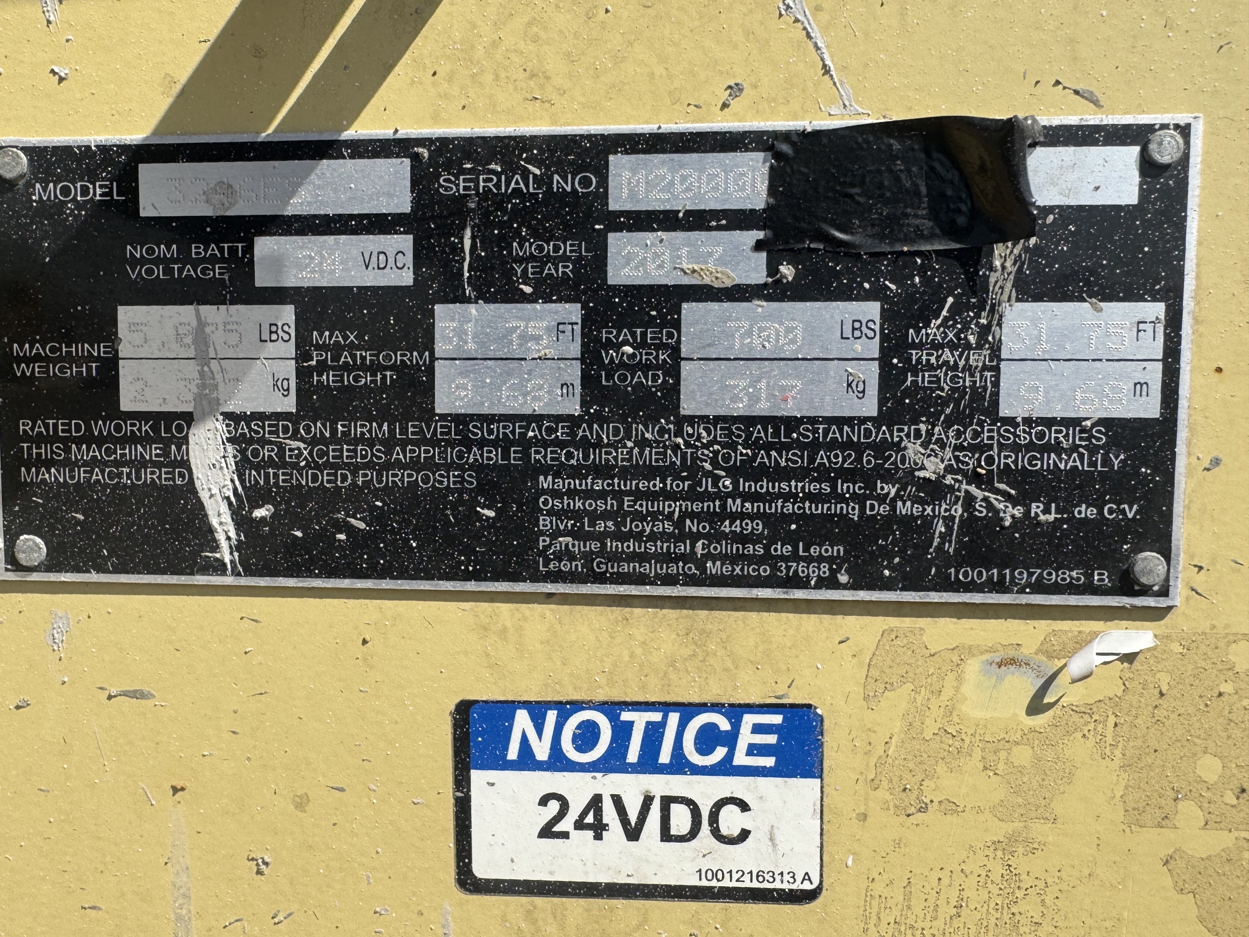 SLA-022-JLG-3246ES-Scissor-lifts-inspection-General-Serial-number-1