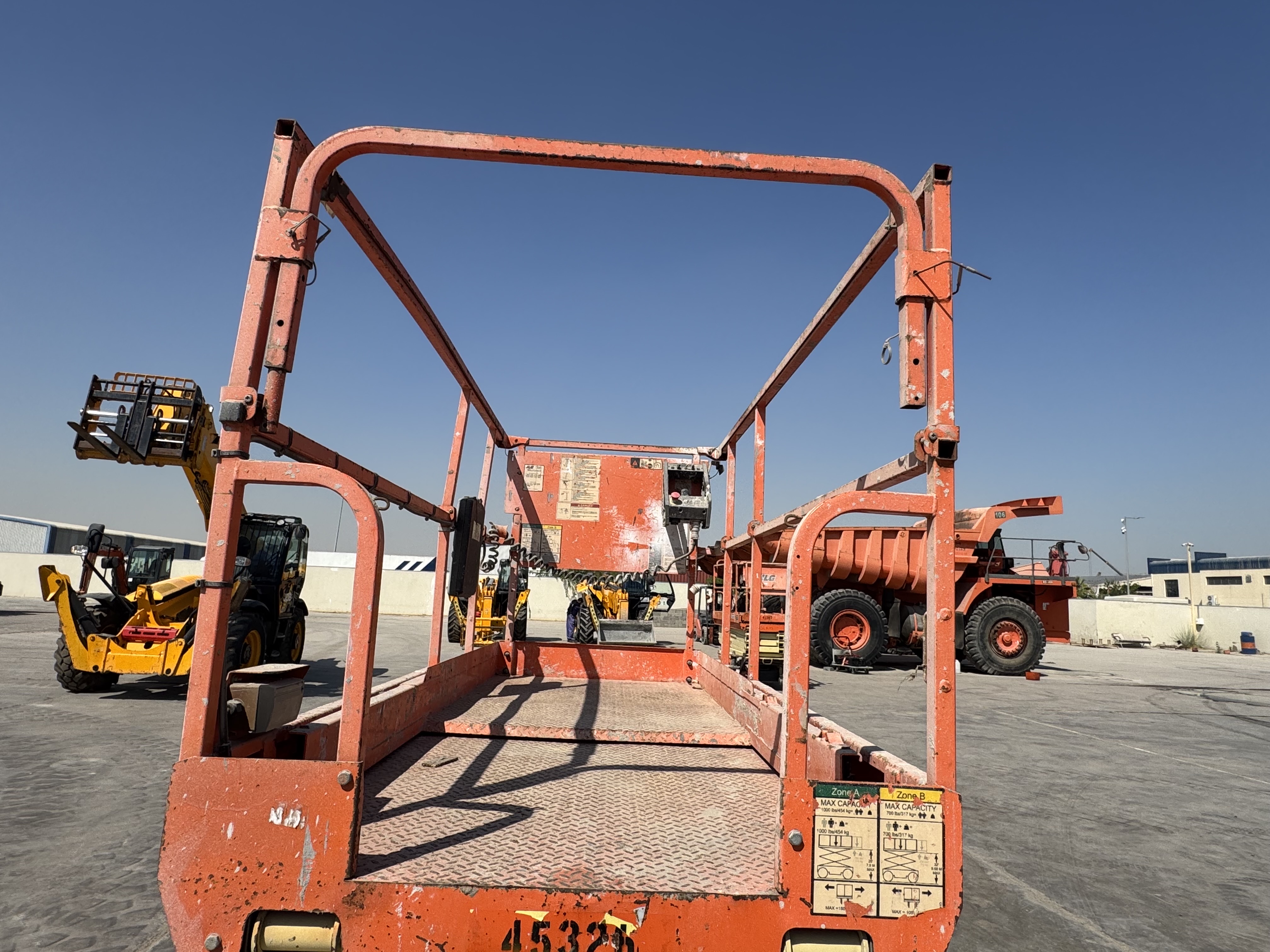 SLA-022-JLG-3246ES-Scissor-lifts-inspection-Structure-Guard-rail-1