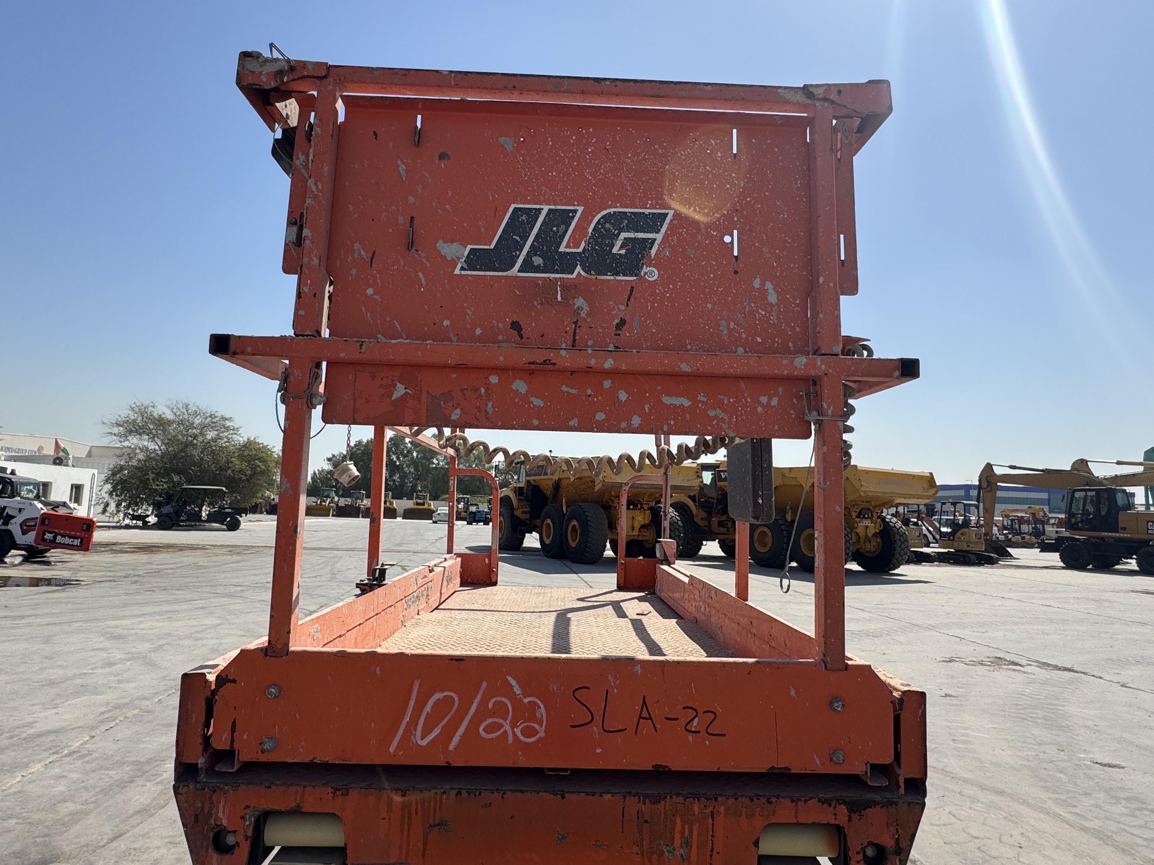 SLA-022-JLG-3246ES-Scissor-lifts-inspection-Structure-Guard-rail-1