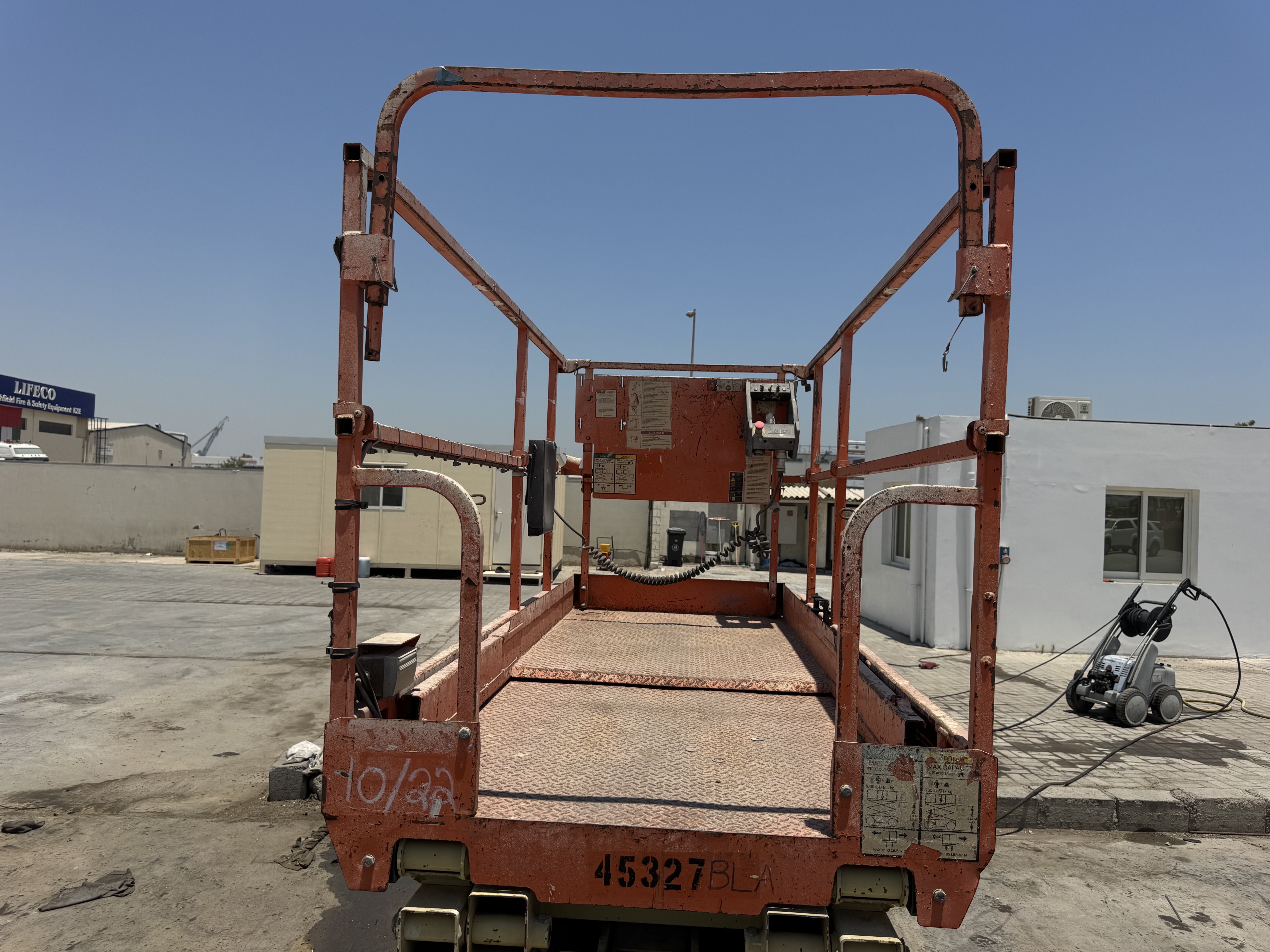 SLA-023-JLG-3246ES-Scissor-lifts-inspection-Structure-Guard-rail-1