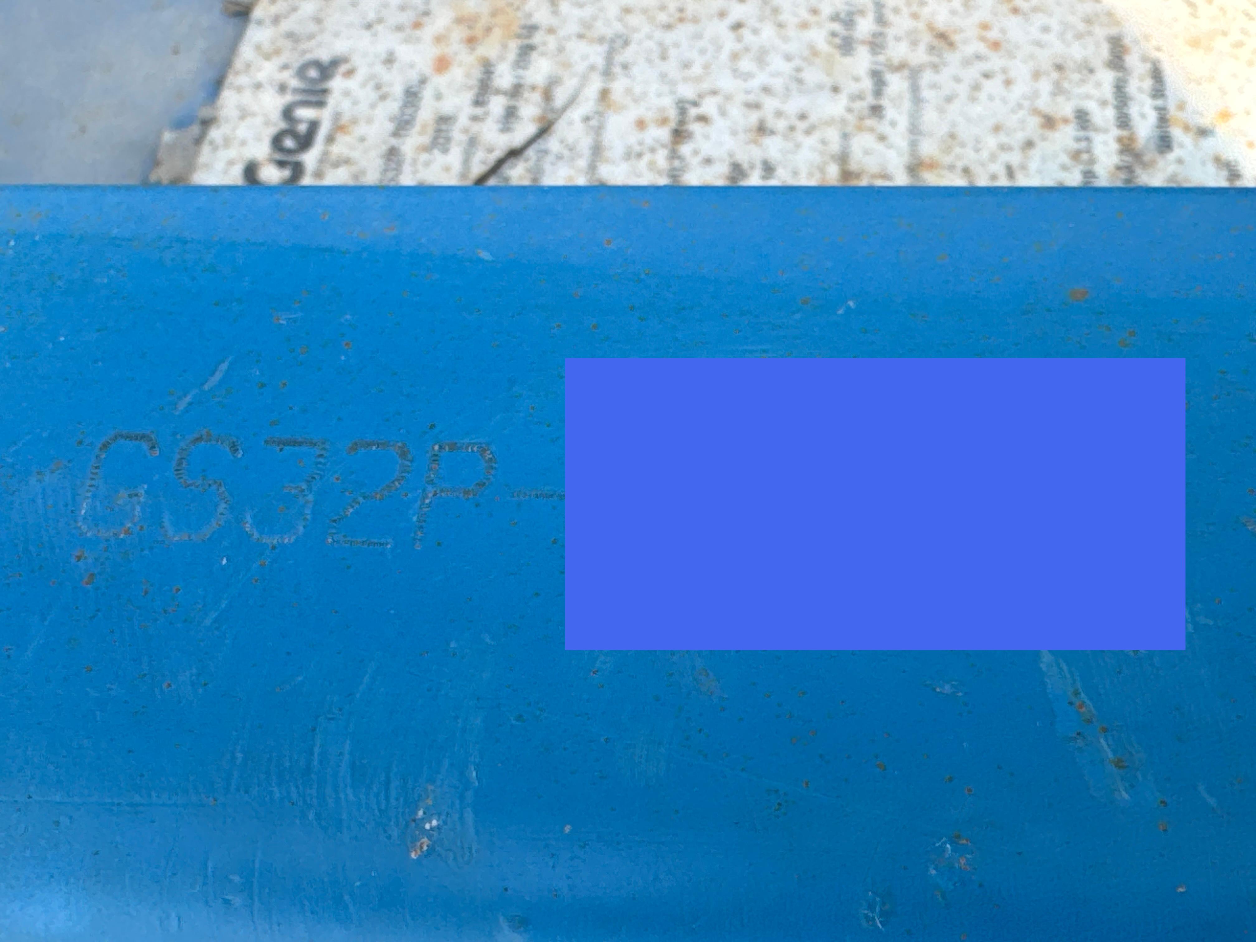 SLA-005-Genie-GS-3232-Scissor-lifts-inspection-General-Serial-number-2
