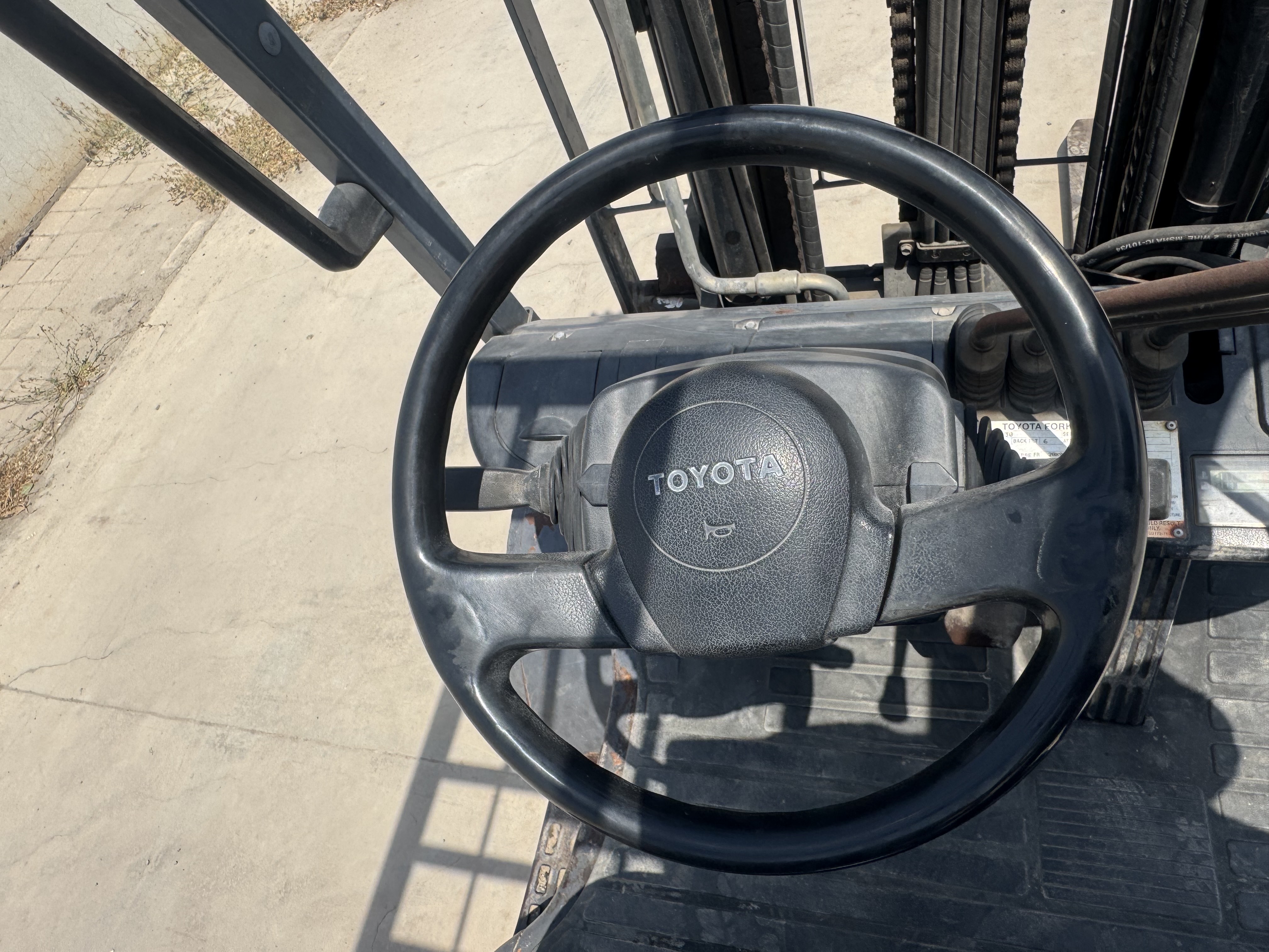 FLM-011-Toyota-8FDU30-Forklifts-inspection-Cabin-Steering-response-1