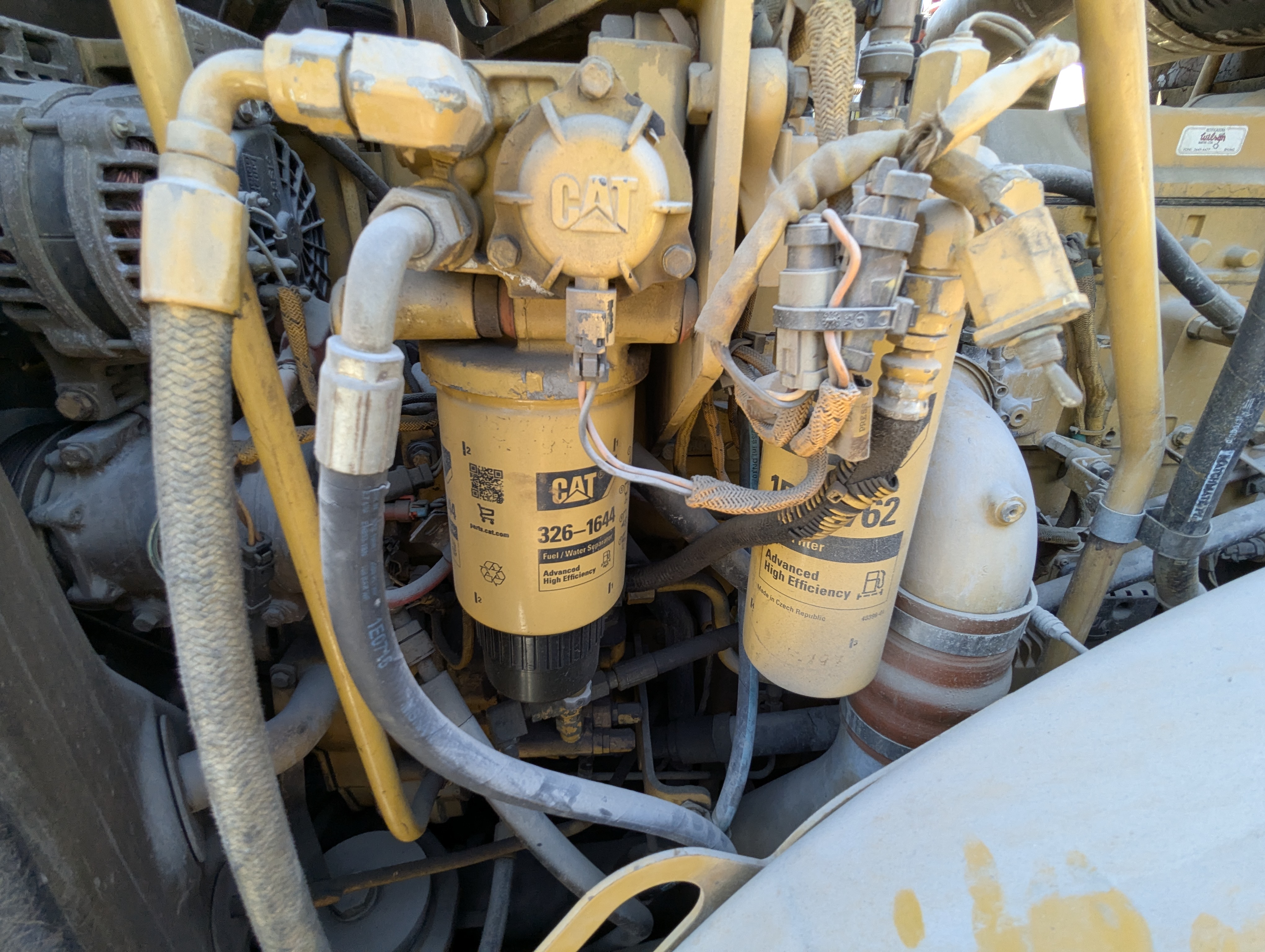 WHL-013-Cat-966H-Wheel-loaders-inspection-Engine-Fuel-leaks-1