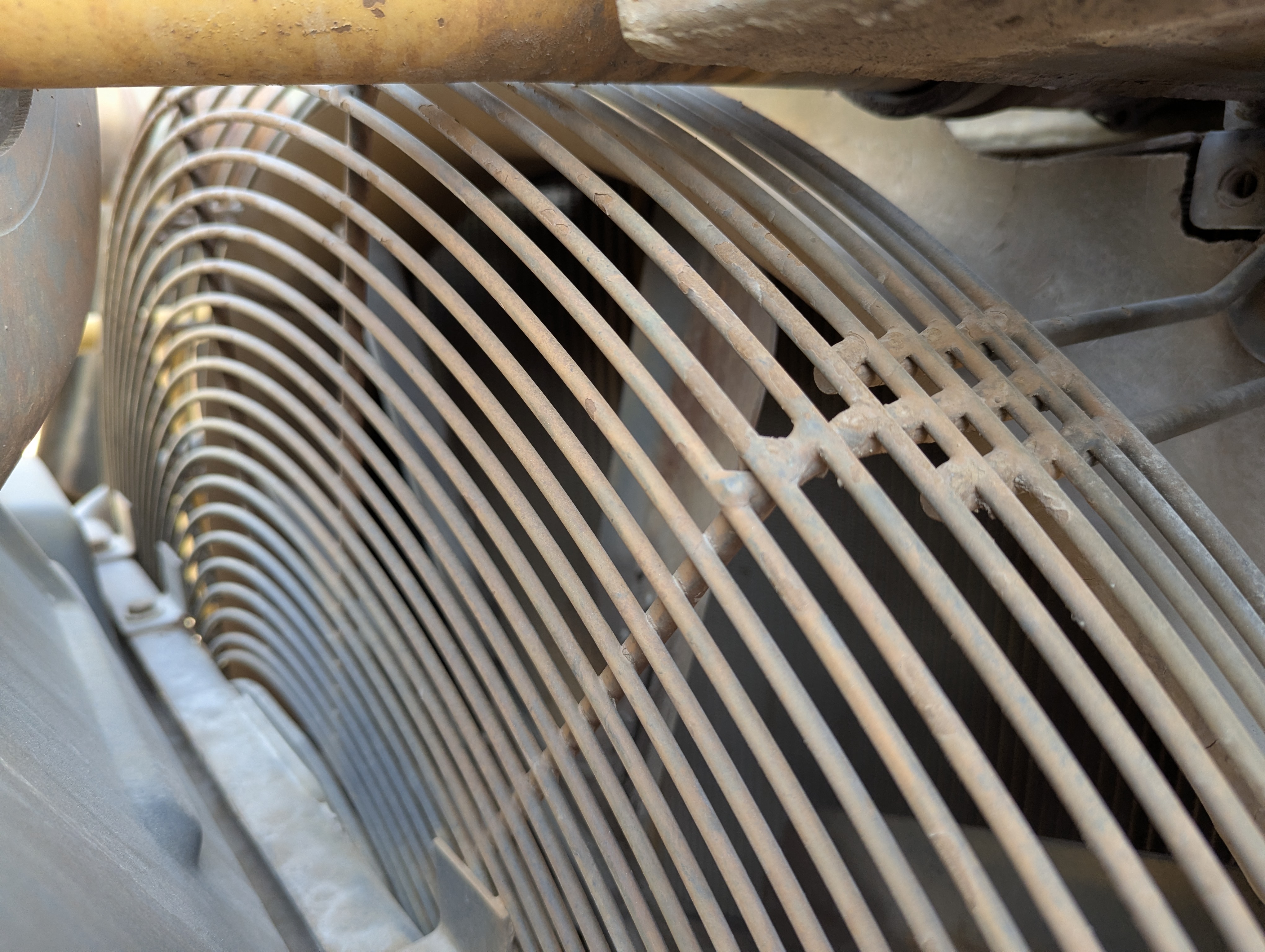 WHL-013-Cat-966H-Wheel-loaders-inspection-Engine-Cooling-fan-and-fan-guard-1