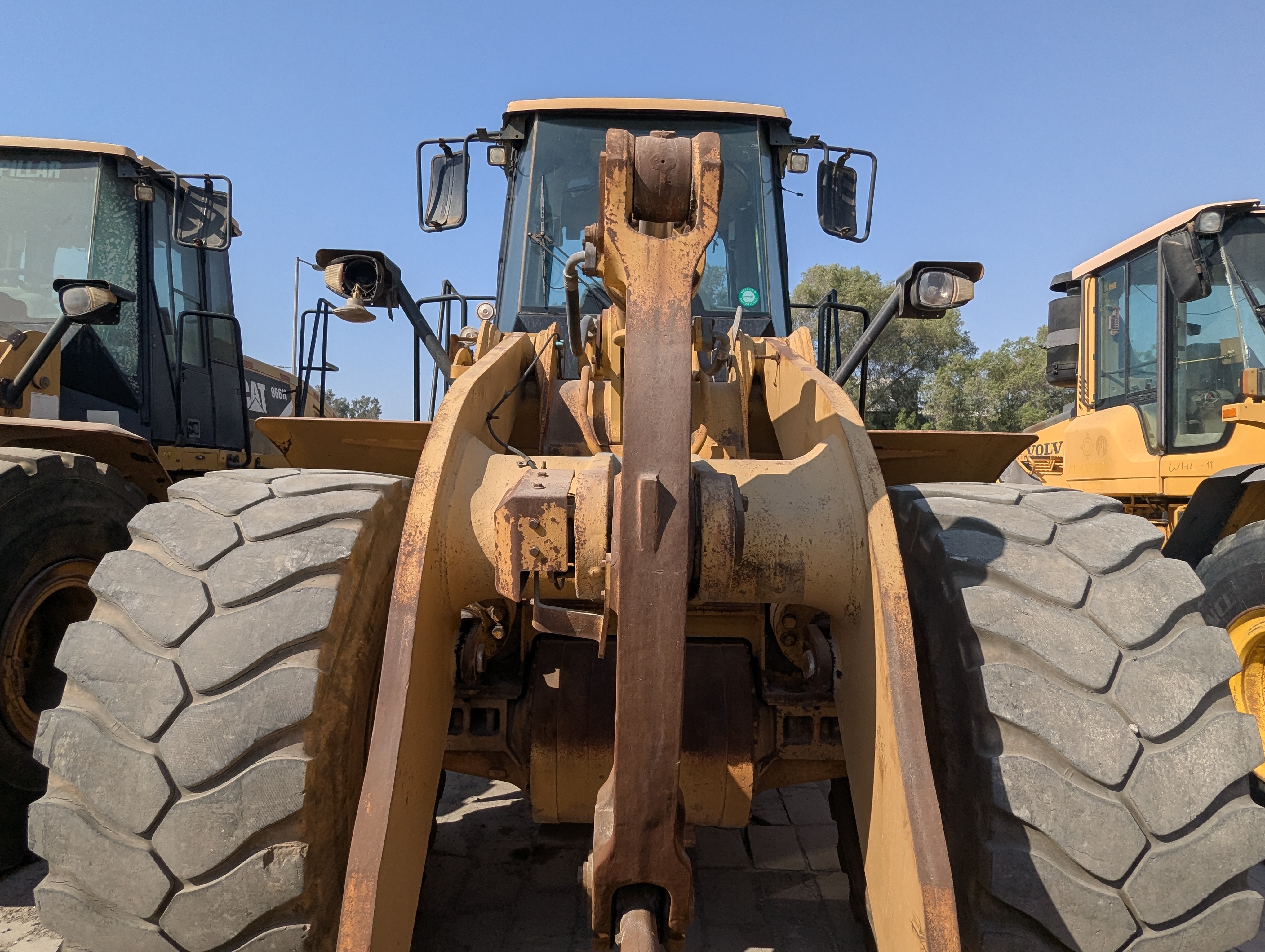 WHL-013-Cat-966H-Wheel-loaders-inspection-Structure-Bell-crank-1