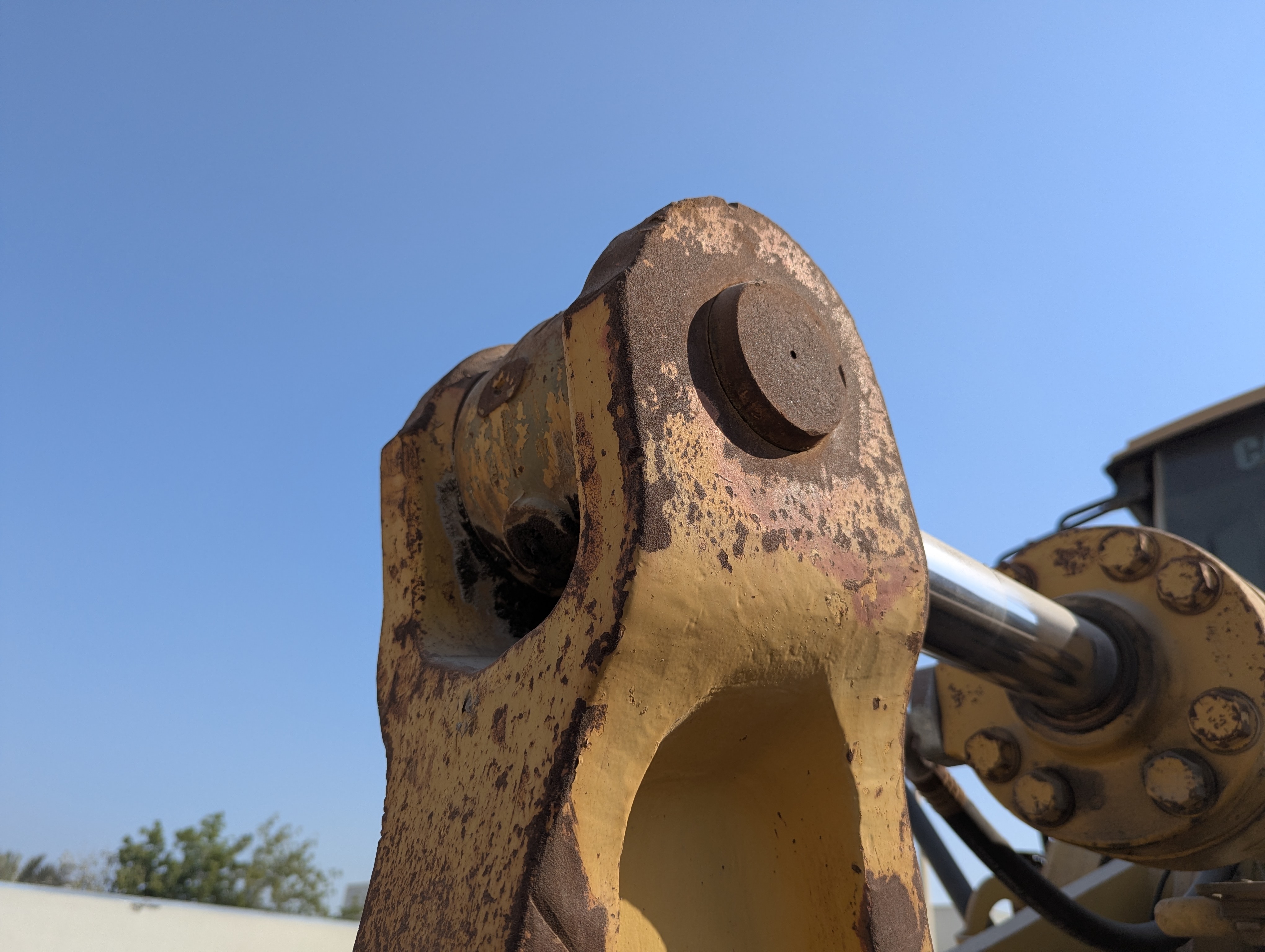 WHL-012-Cat-966H-Wheel-loaders-inspection-Safety-Hydraulic-pins-/-locks-1
