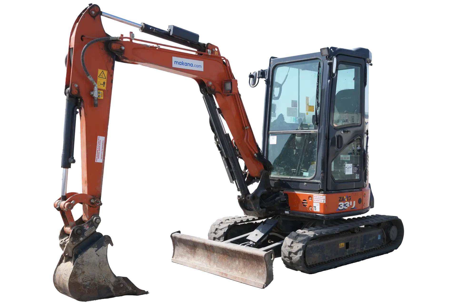 Hitachi ZX33U-6 CLR Mini excavators Specs & Dimensions | Research