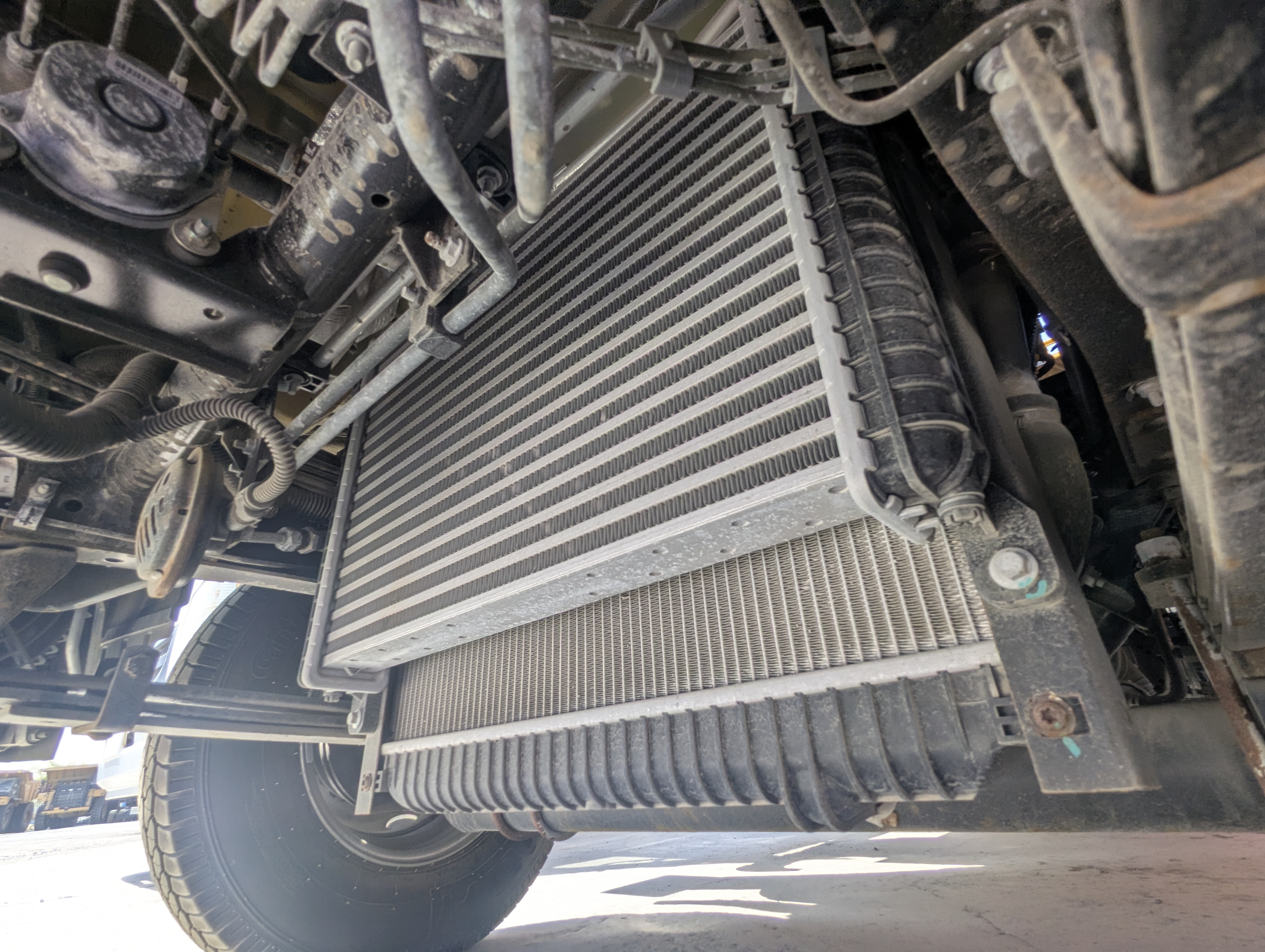TMA-001-XCMG-GKS285-Truck-mounted-boom-lifts-inspection-Engine-Radiator,-condenser,-intercooler,-hydraulic-cooler-1