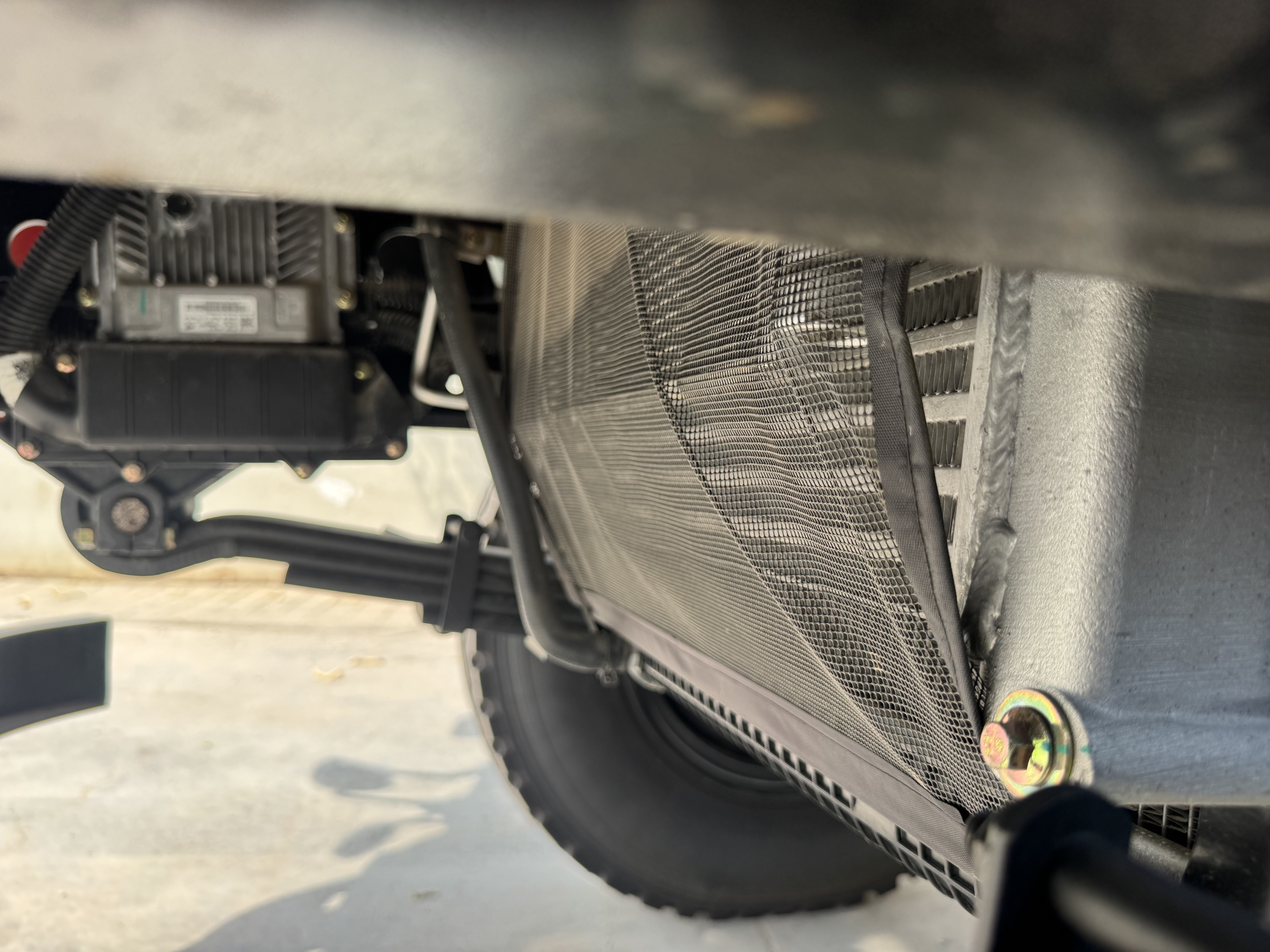 BTC-004-XCMG-SQZ200-Boom-truck-cranes-inspection-Engine-Radiator,-condenser,-intercooler,-hydraulic-cooler-1