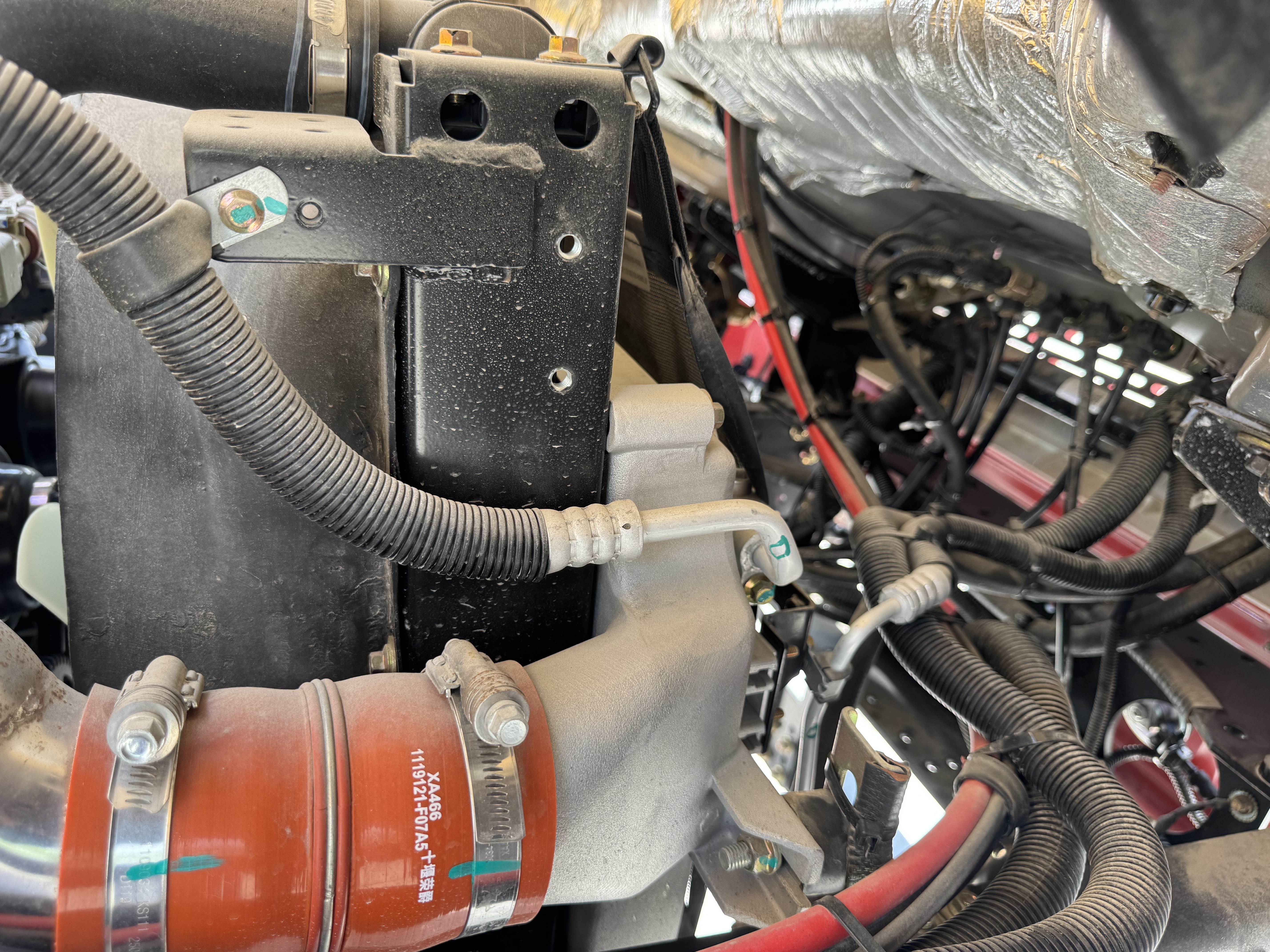 BTC-004-XCMG-SQZ200-Boom-truck-cranes-inspection-Engine-Radiator,-condenser,-intercooler,-hydraulic-cooler-1