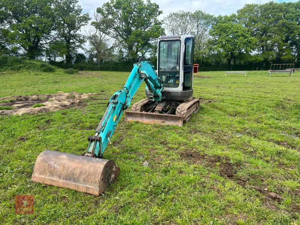 Generation-Kobelco SK35SR Mini excavators-in action