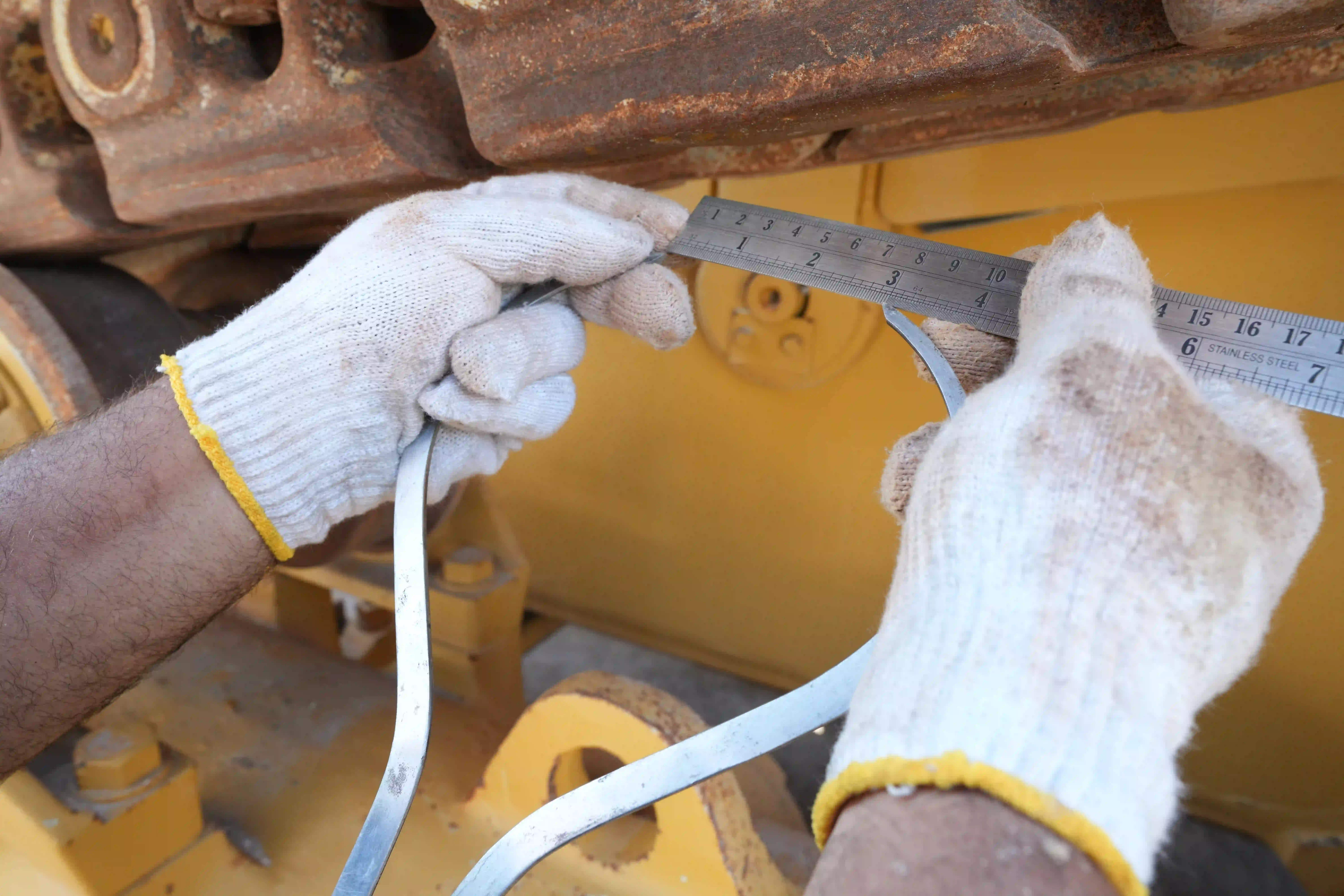 CDB-002-Cat-D8T-crawler-dozer-inspection-undercarriage-left-track-chain-4