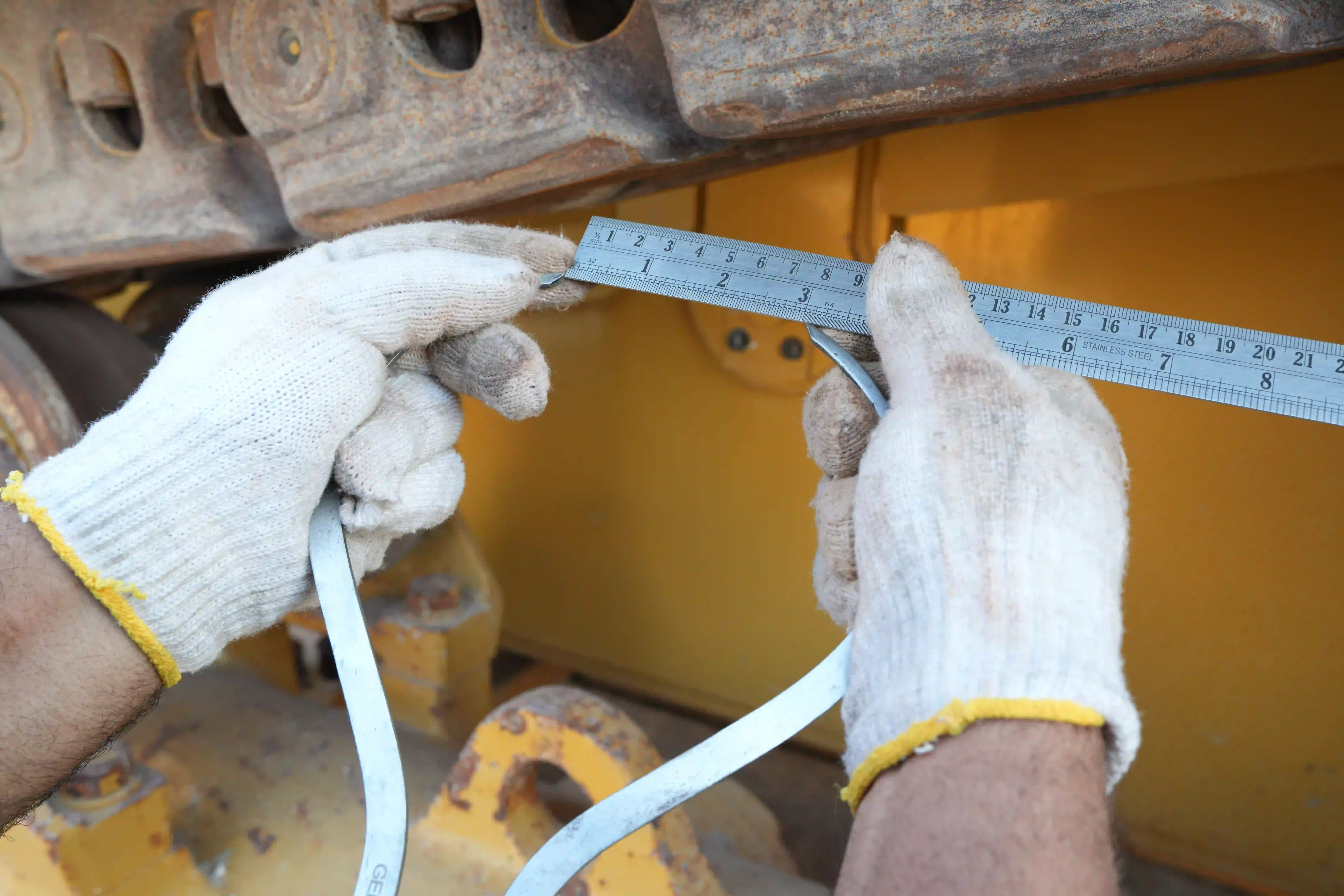 CDB-003-Cat-D8T-crawler-dozer-inspection-undercarriage-left-track-chain-3
