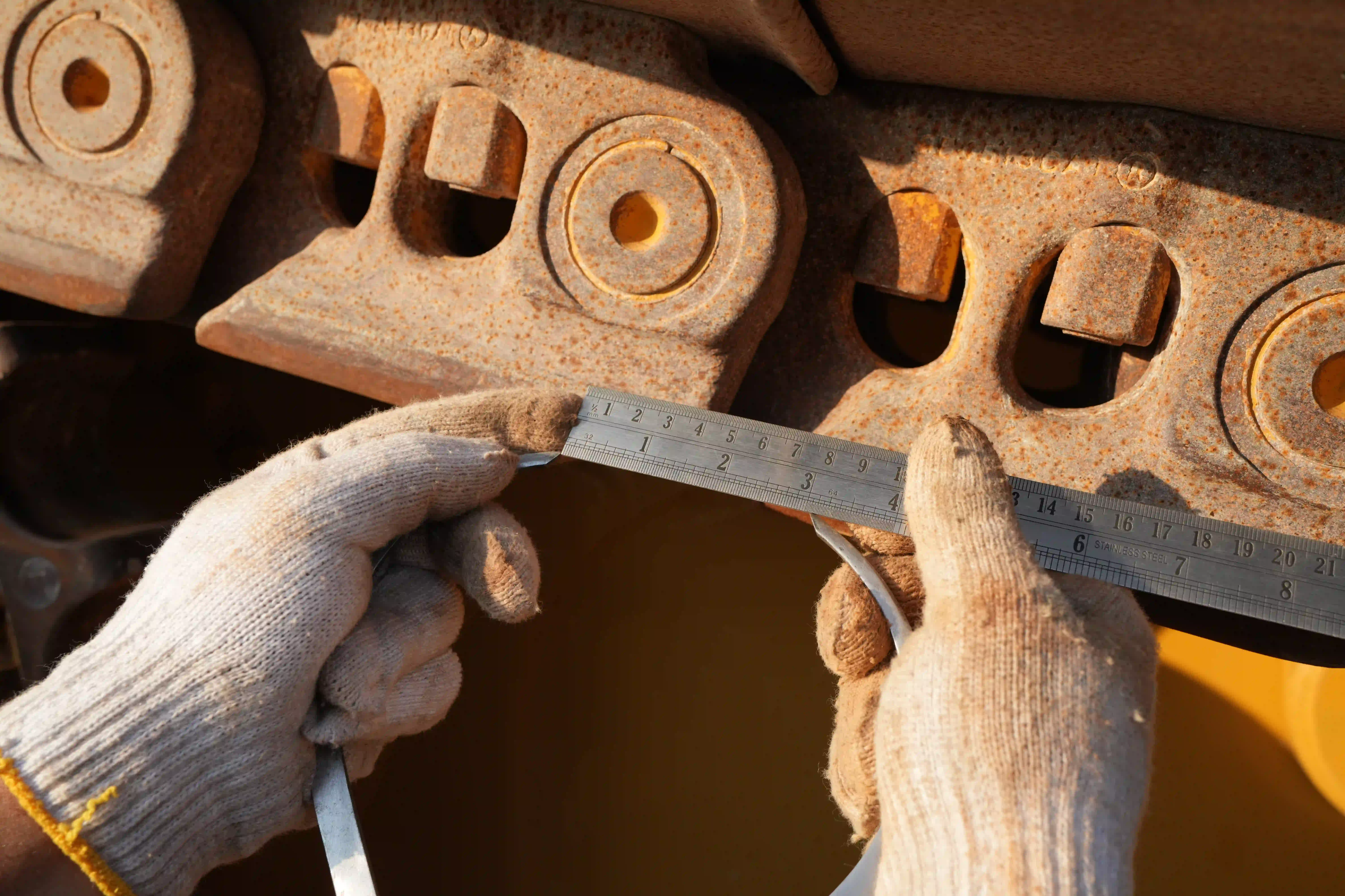 CDB-003-Cat-D8T-crawler-dozer-inspection-undercarriage-right-track-chain-5