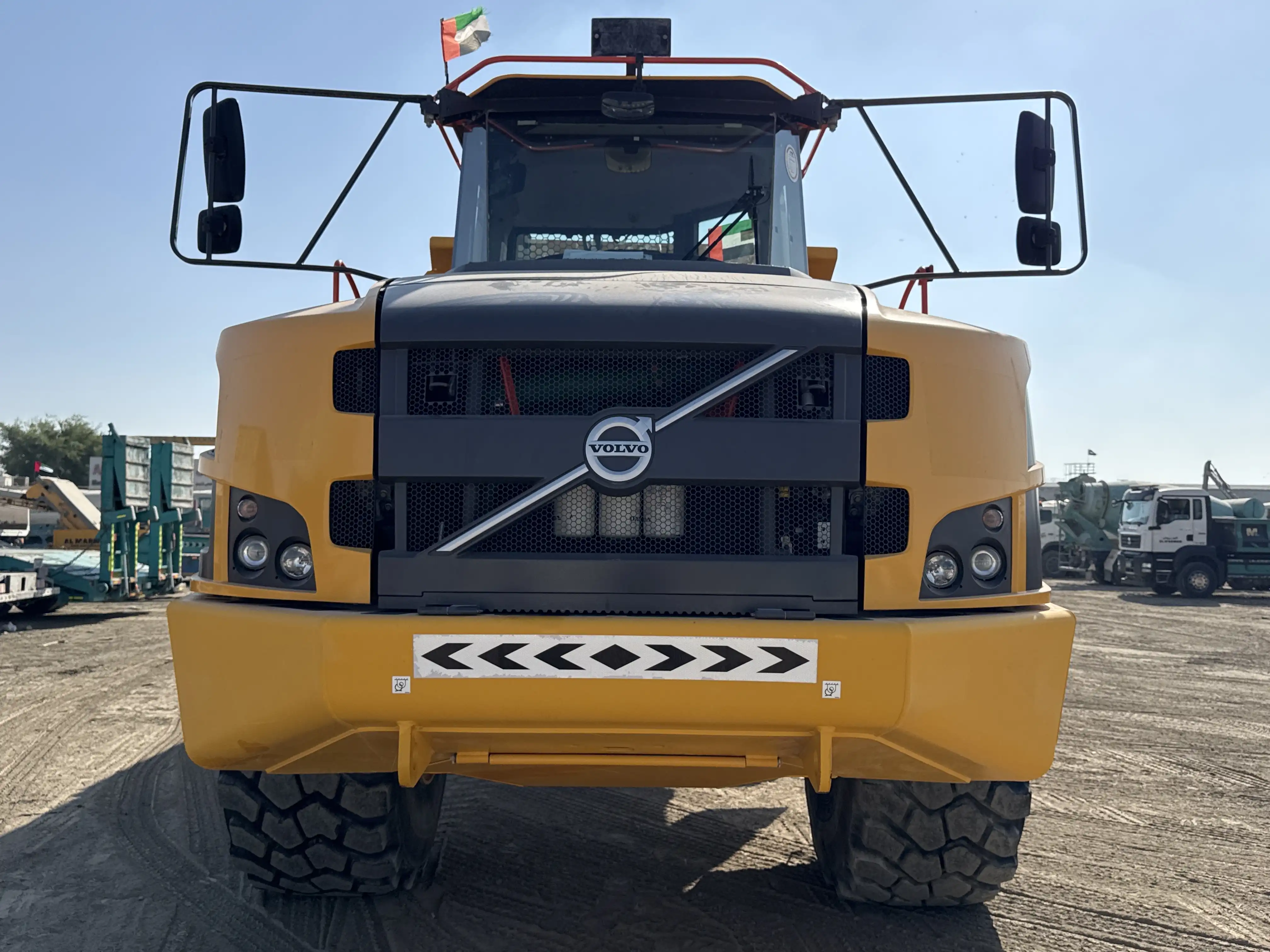 ADT-002-Volvo-A40G-articulated-dump-truck-inspection-structure-paint-1