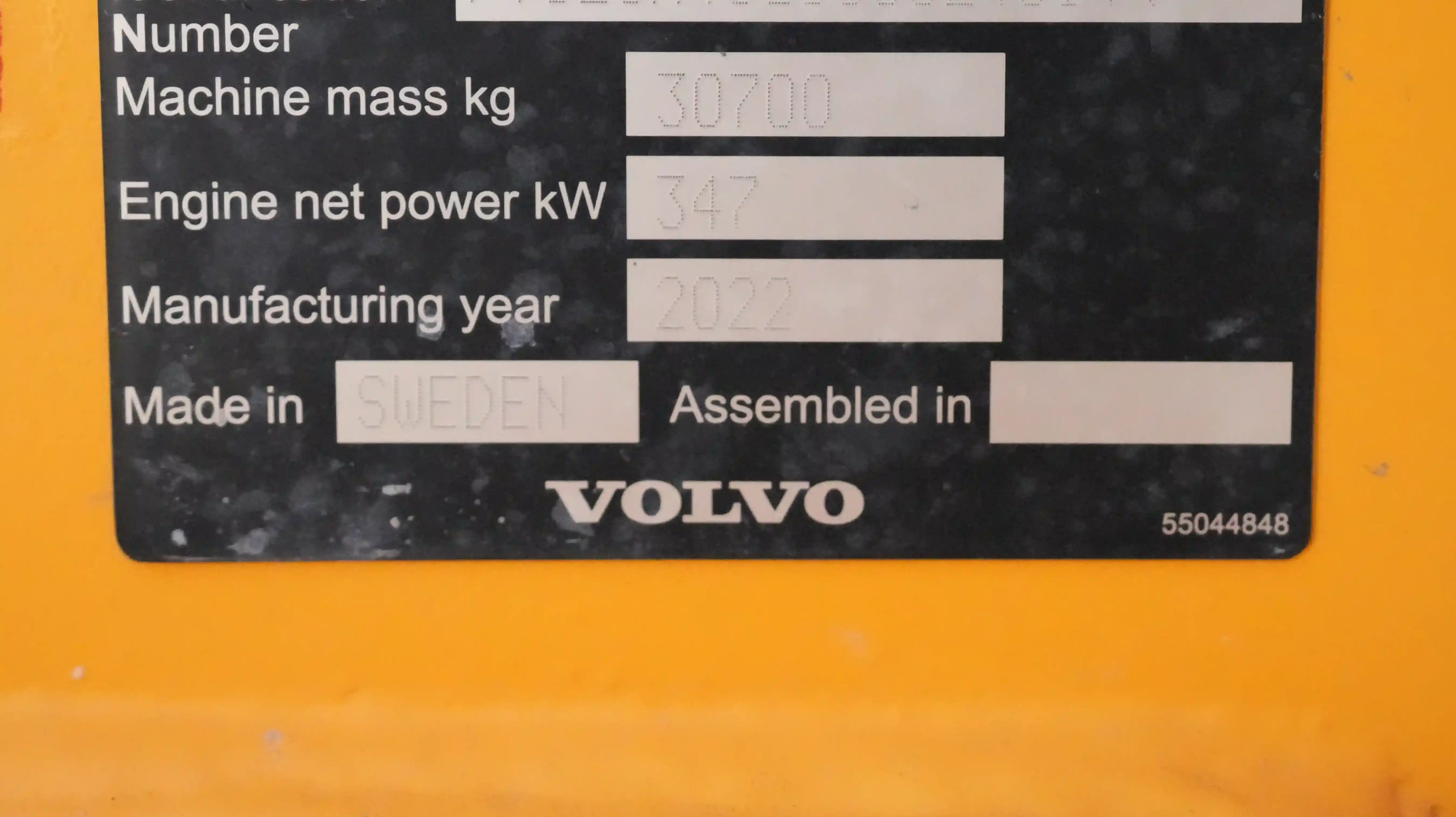 ADT-001-Volvo-A40G-articulated-dump-truck-inspection-general-country-of-manufacture