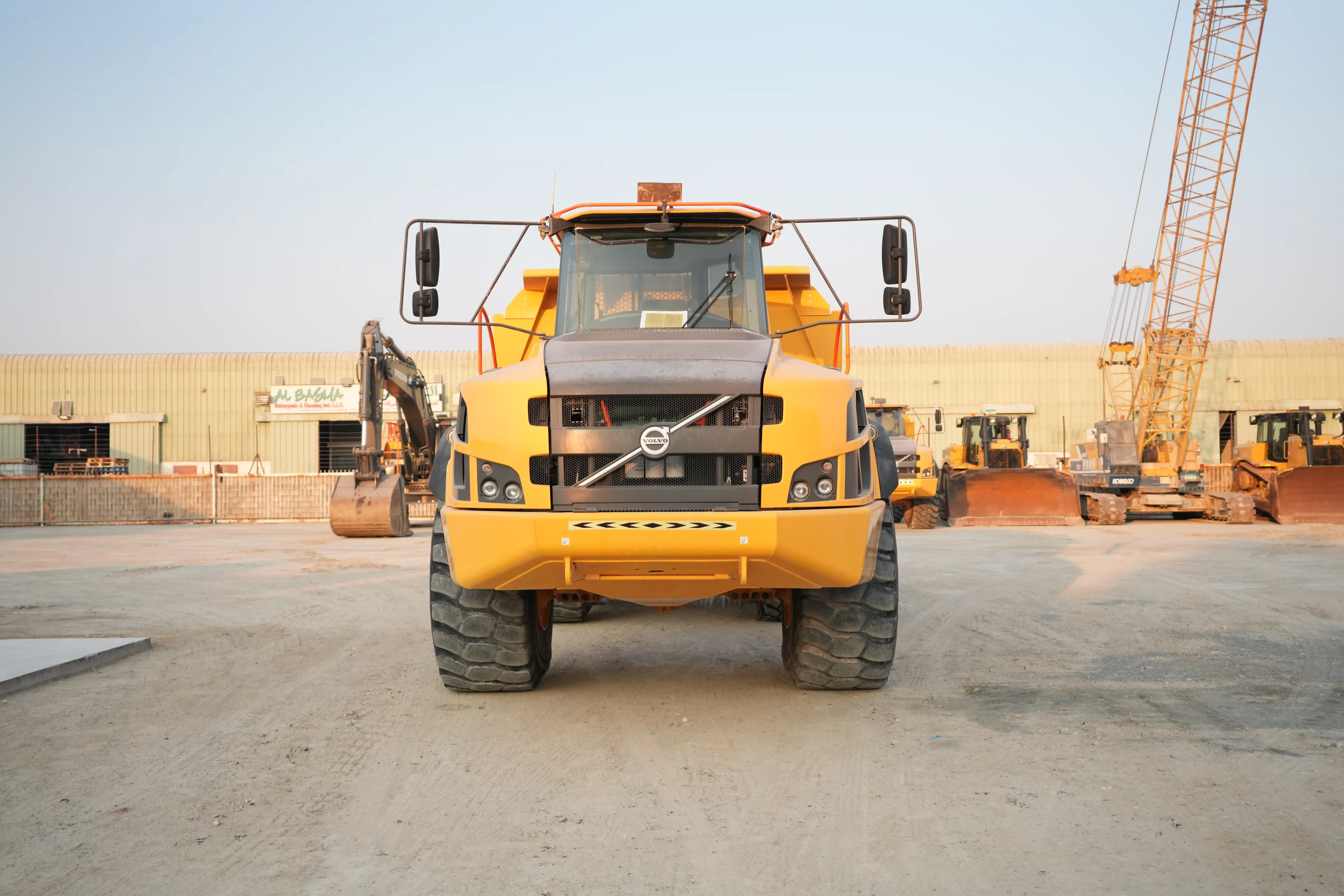 ADT-001-Volvo-A40G-articulated-dump-truck-inspection-structure-paint-4
