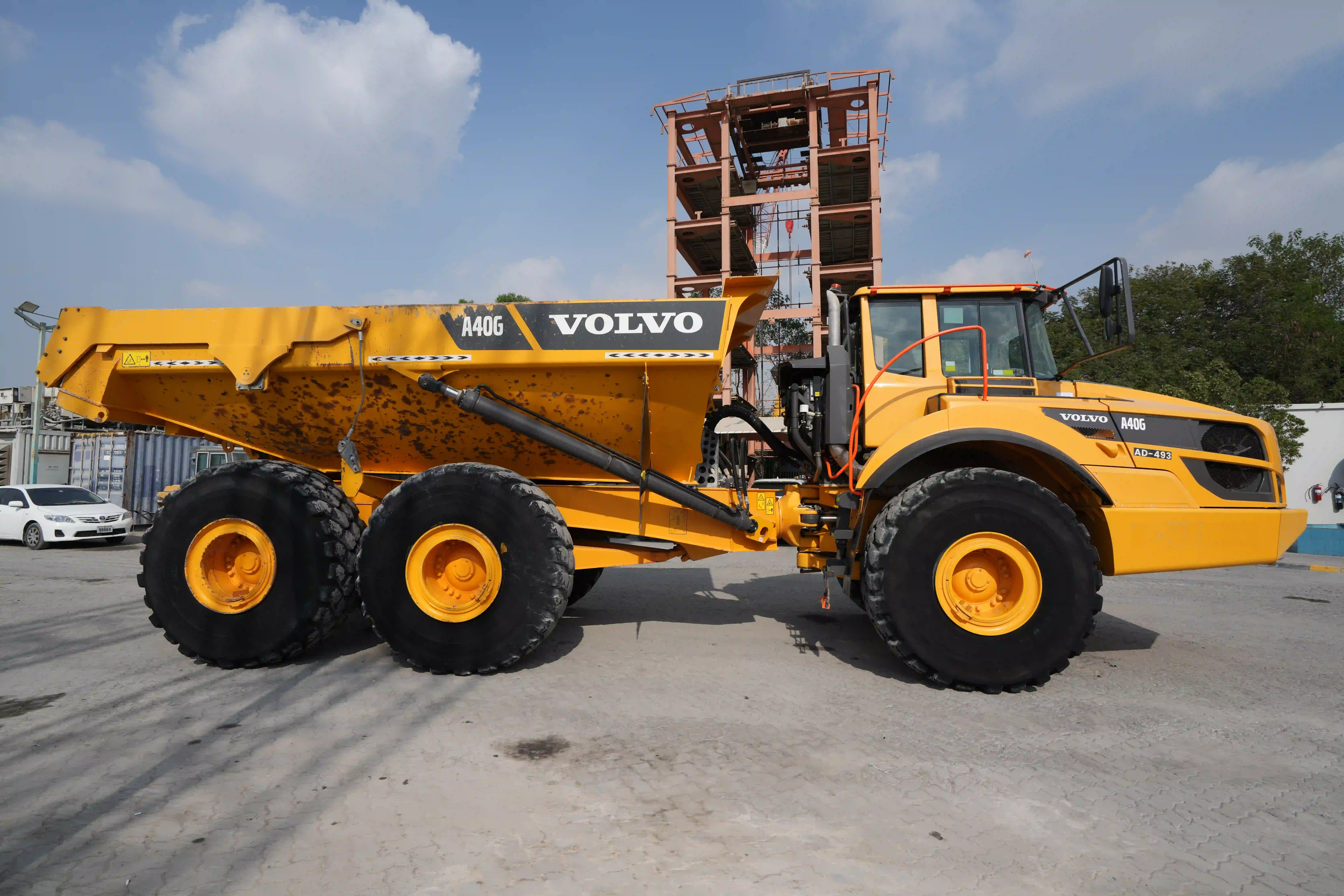 ADT-003-Volvo-A40G-articulated-dump-truck-inspection-structure-paint-5