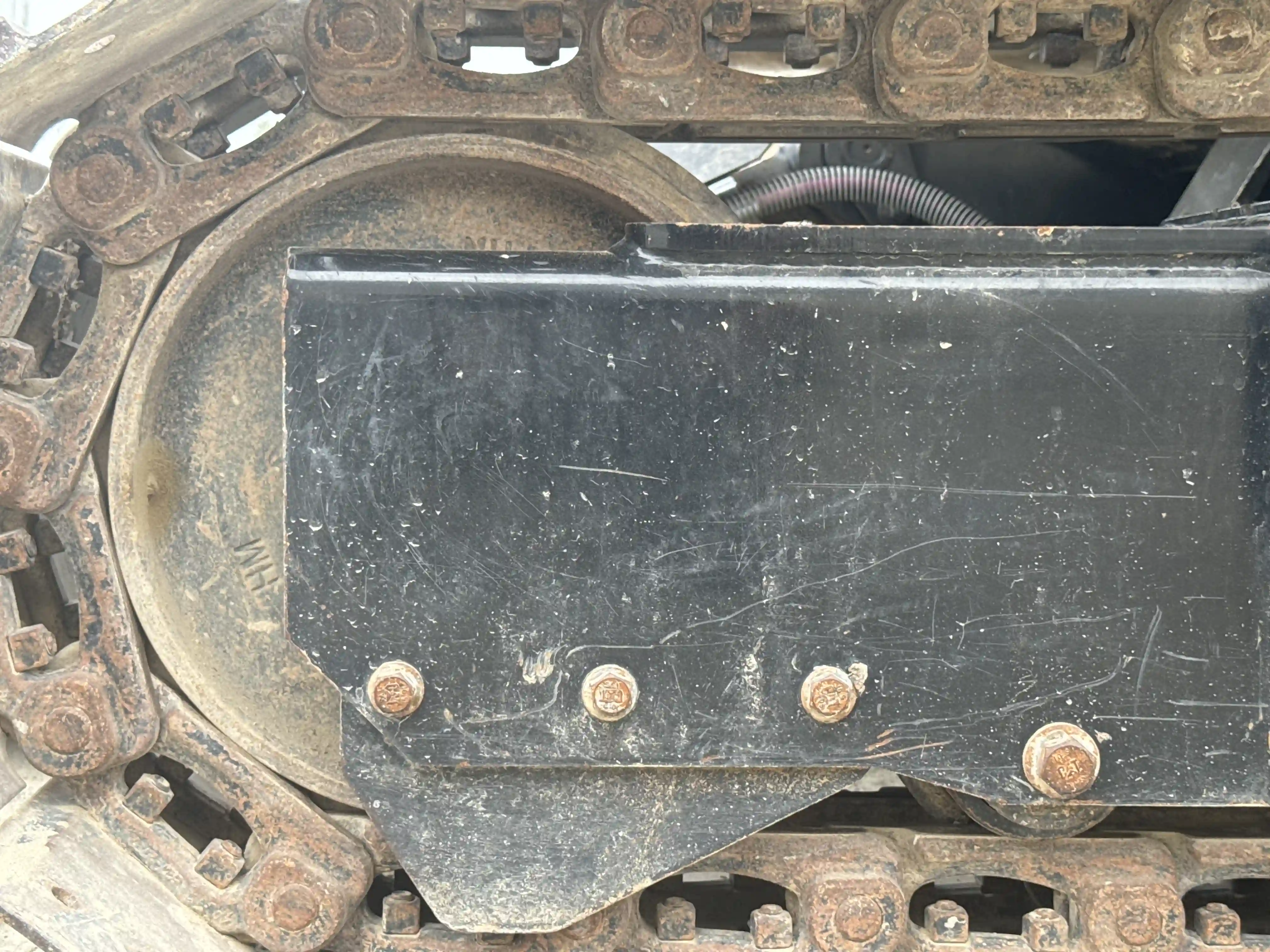 MNX-003-Cat-305.5E2-mini-excavator-inspection-undercarriage-left-idler-2