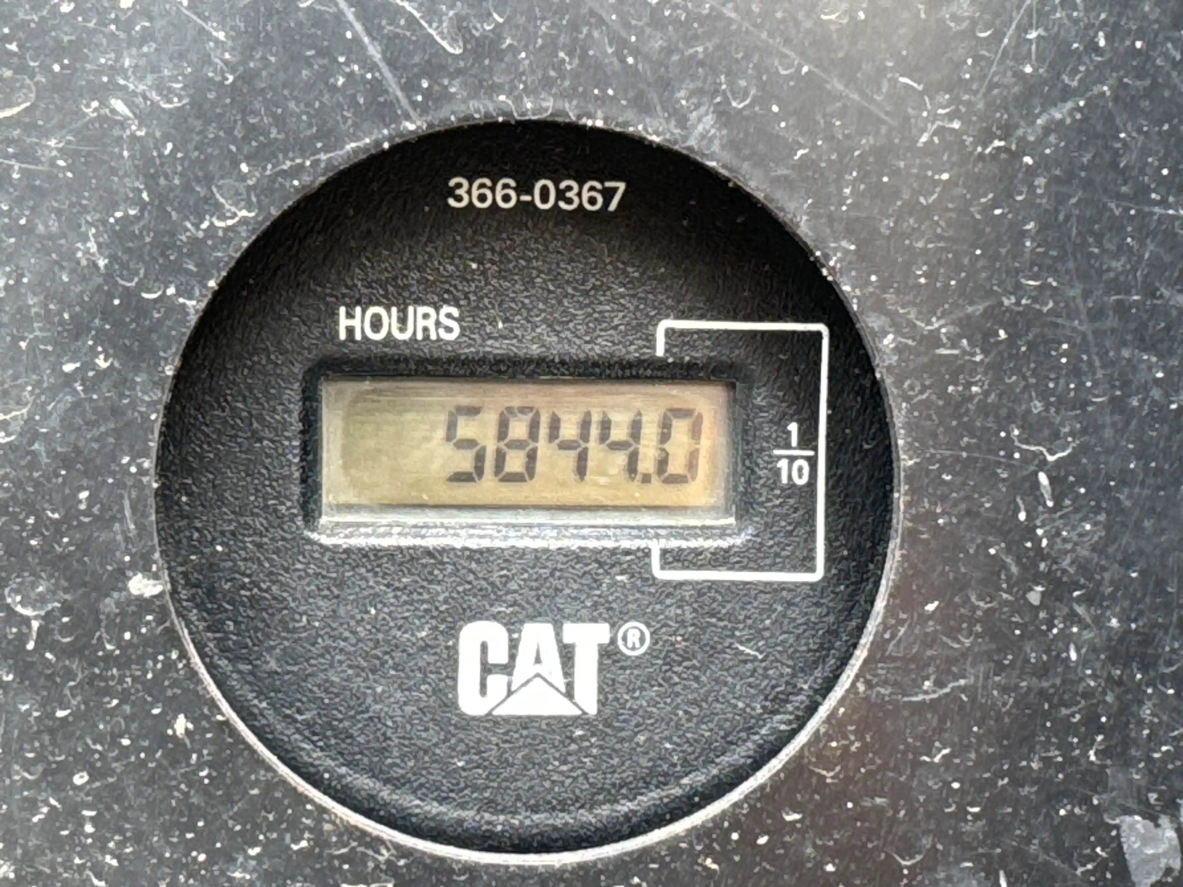 MNX-002-Cat-303E-mini-excavator-inspection-general-hour-meter
