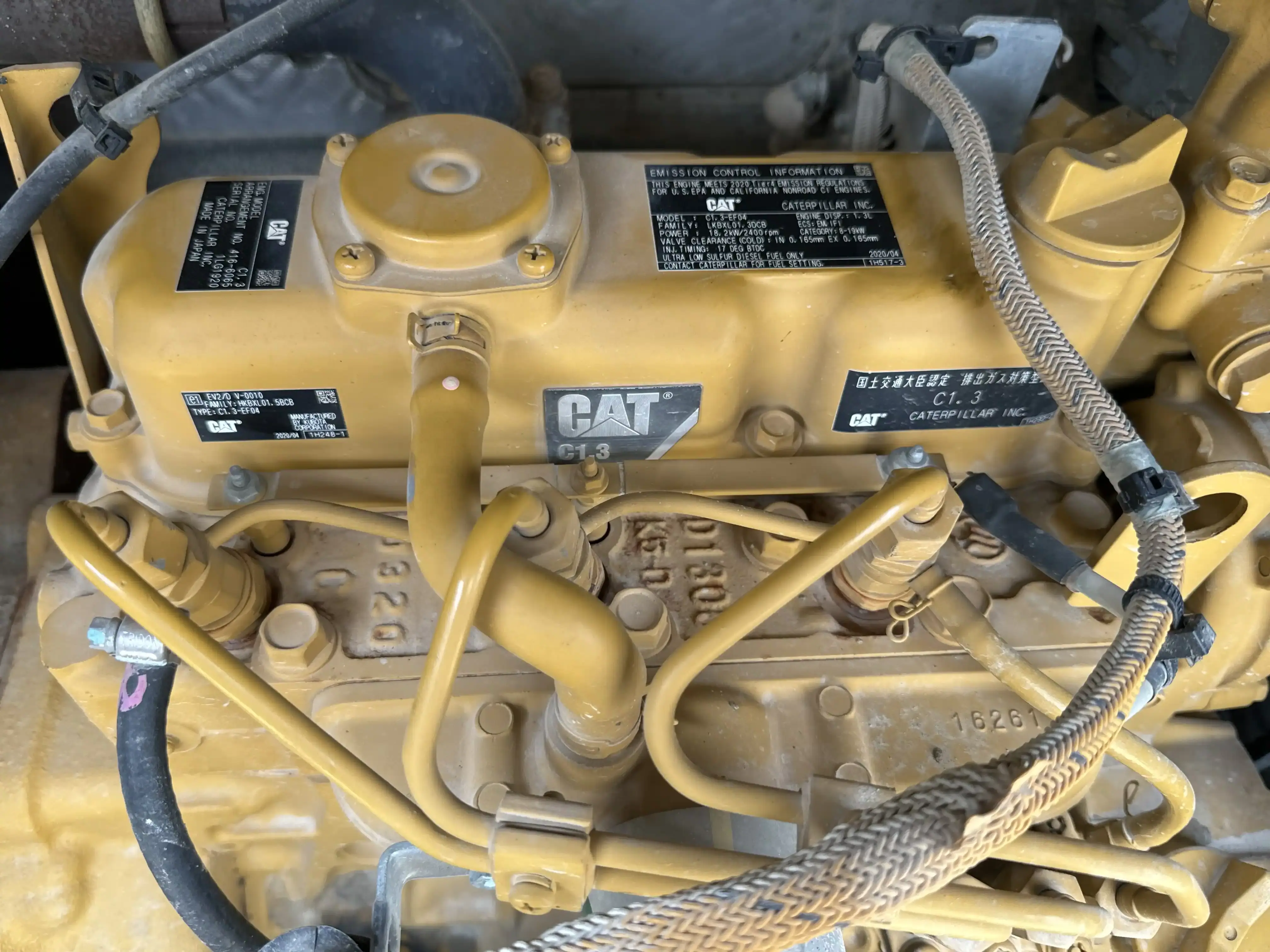 MNX-002-Cat-303E-mini-excavator-inspection-engine-fuel-leaks-2