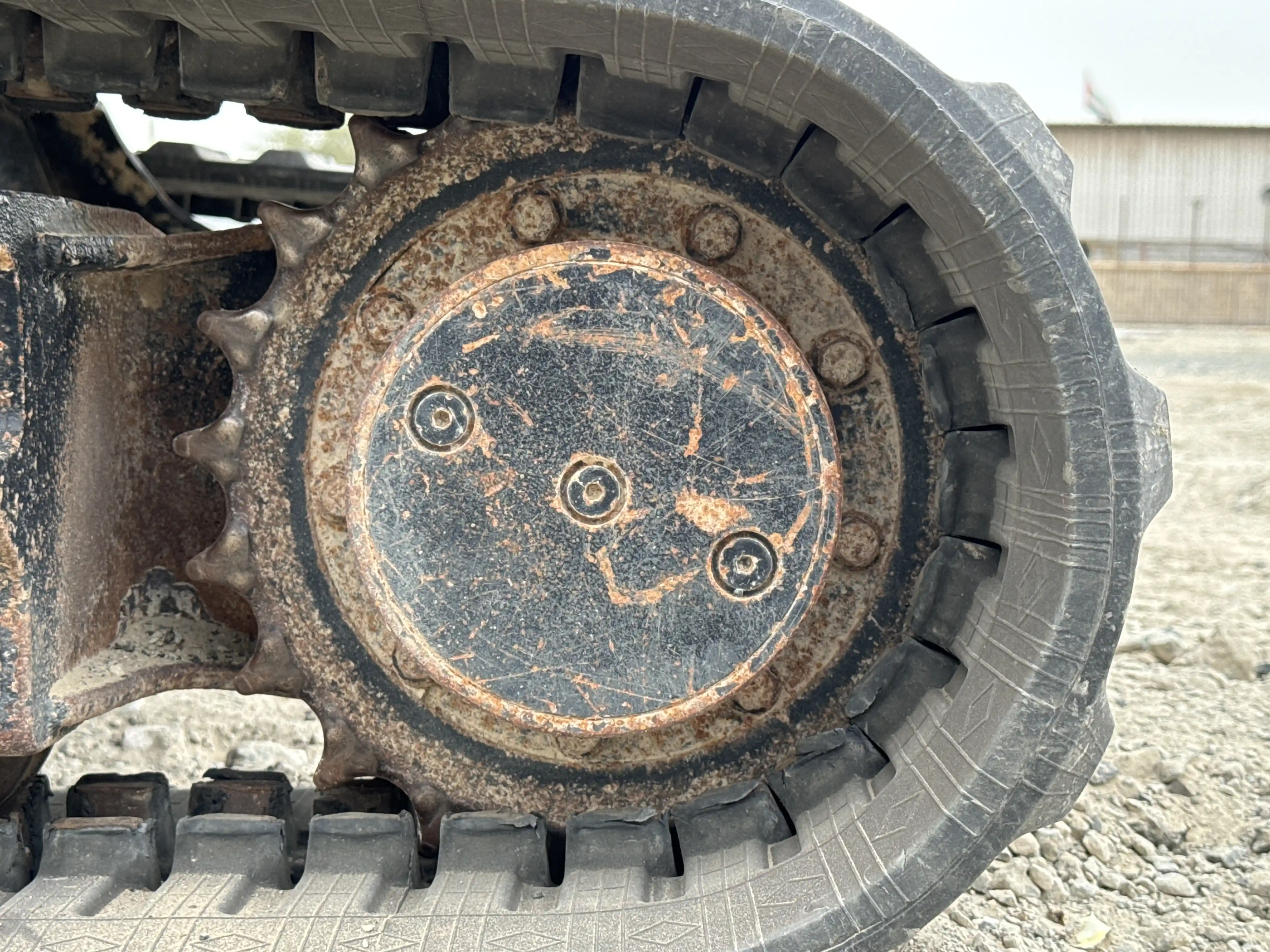 MNX-002-Cat-303E-mini-excavator-inspection-undercarriage-left-sprocket-1