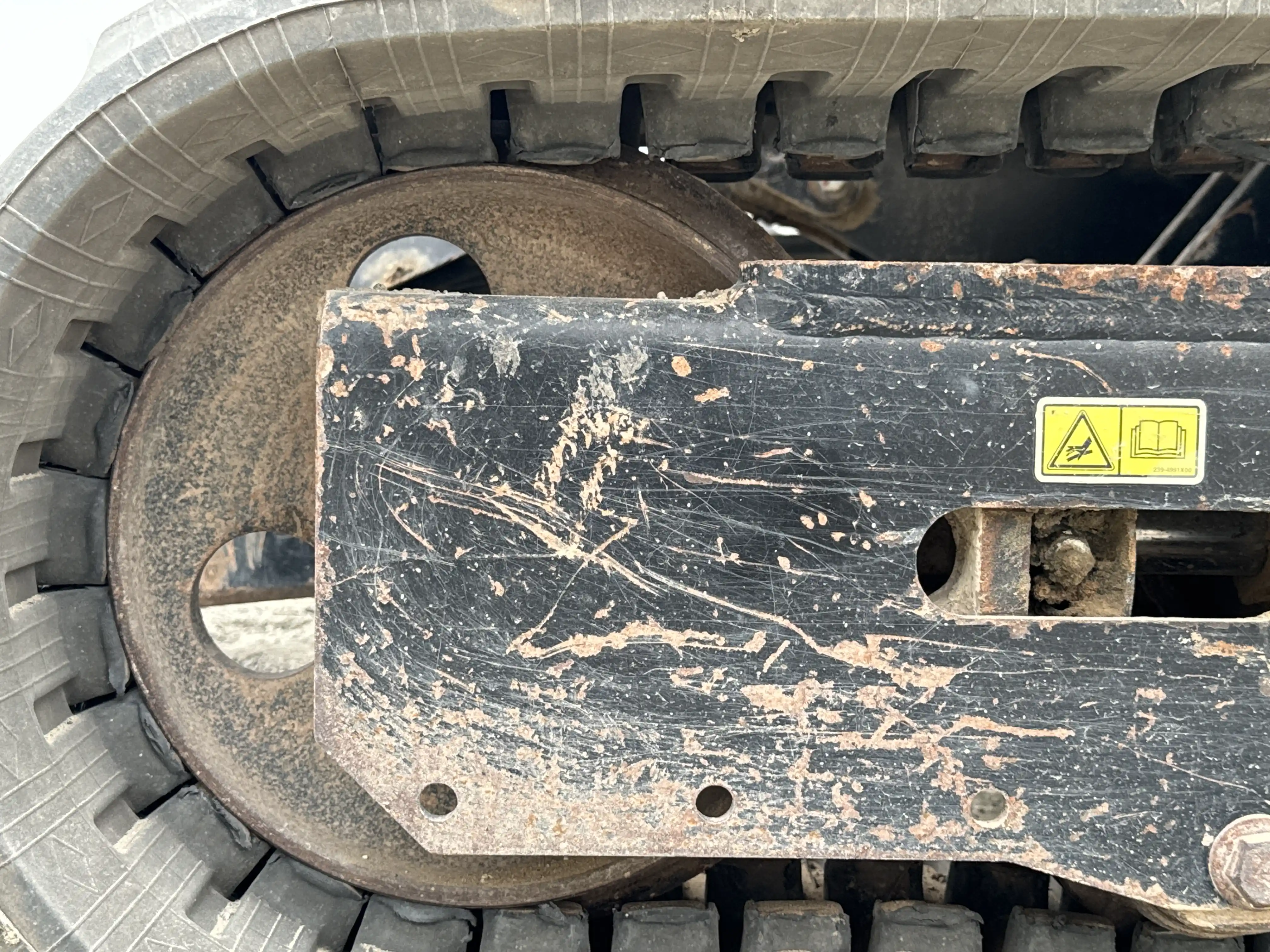 MNX-002-Cat-303E-mini-excavator-inspection-undercarriage-left-idler-2