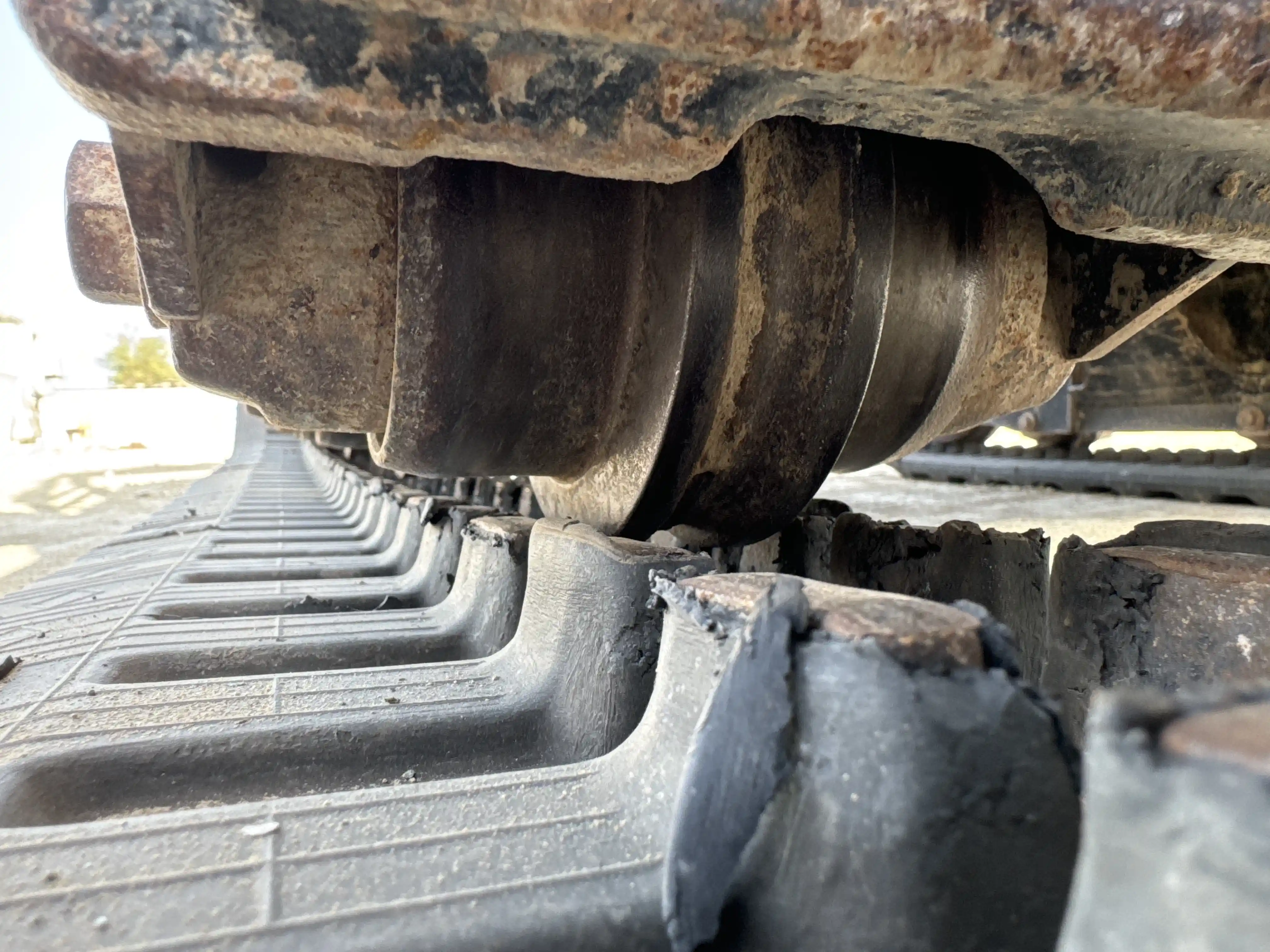 MNX-002-Cat-303E-mini-excavator-inspection-undercarriage-left-track-rollers-2