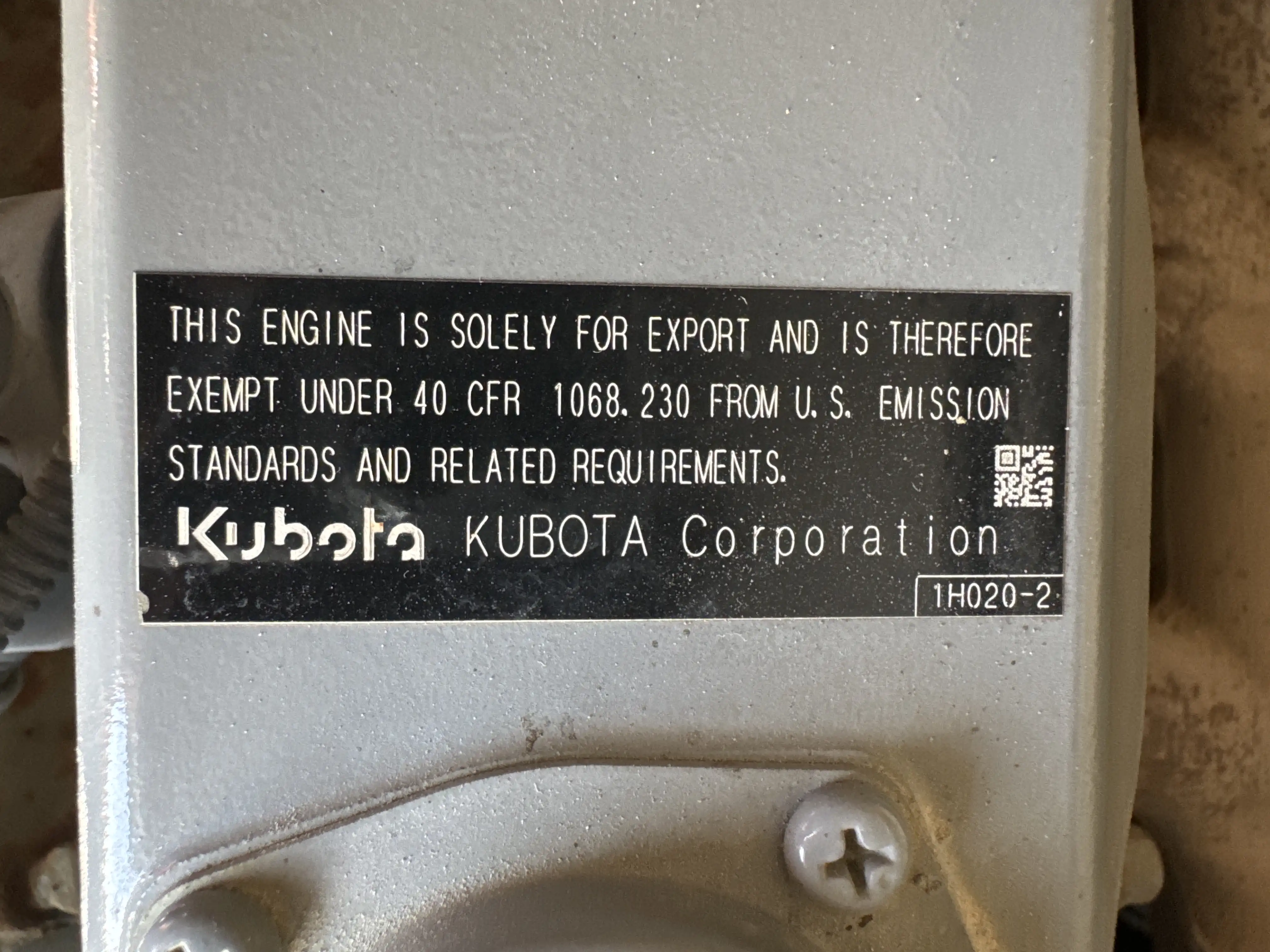 SSL-001-Bobcat-S510-skid-steer-loader-inspection-general-emissions-label