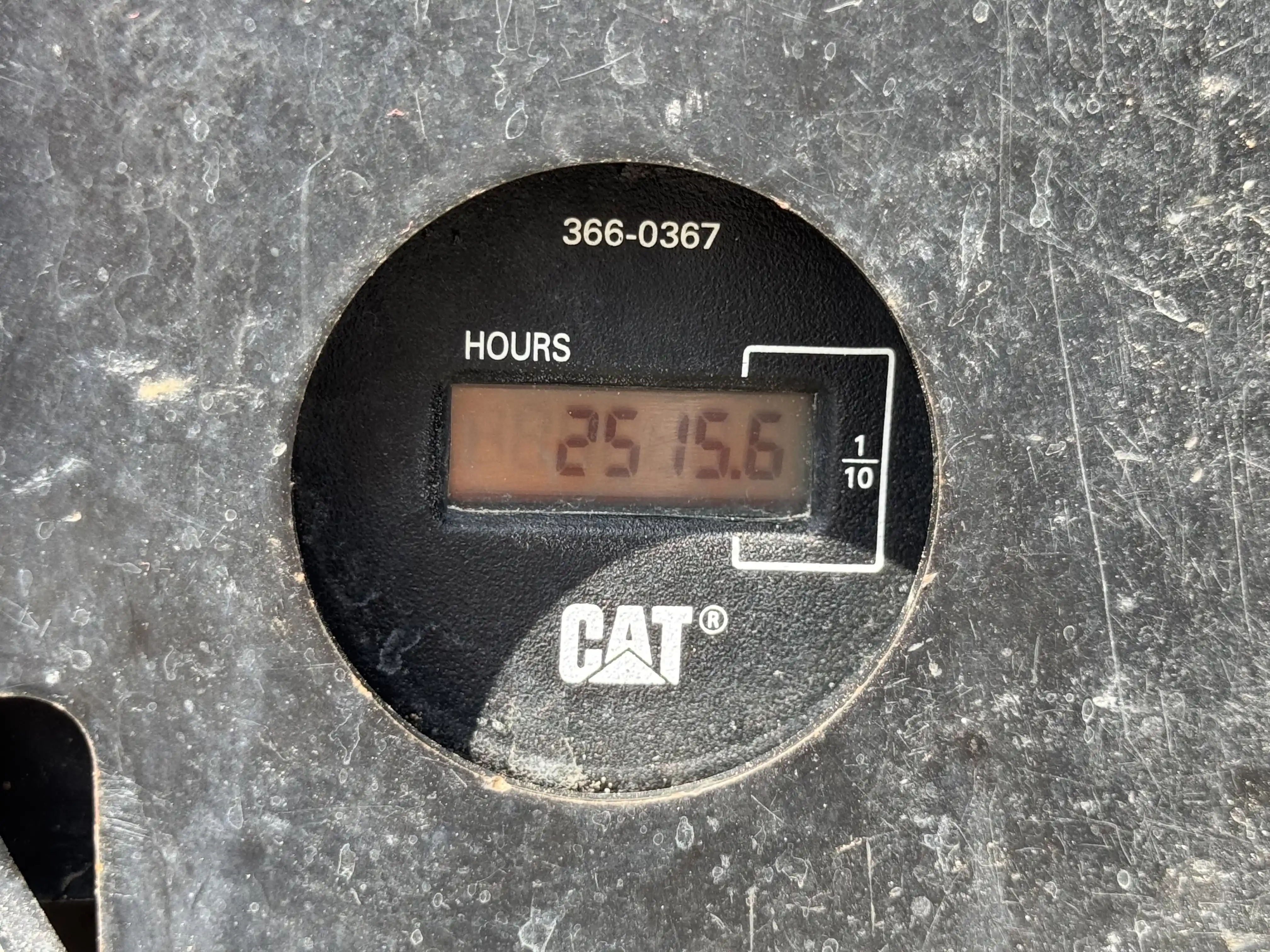 MNX-001-Cat-303E-mini-excavator-inspection-general-hour-meter