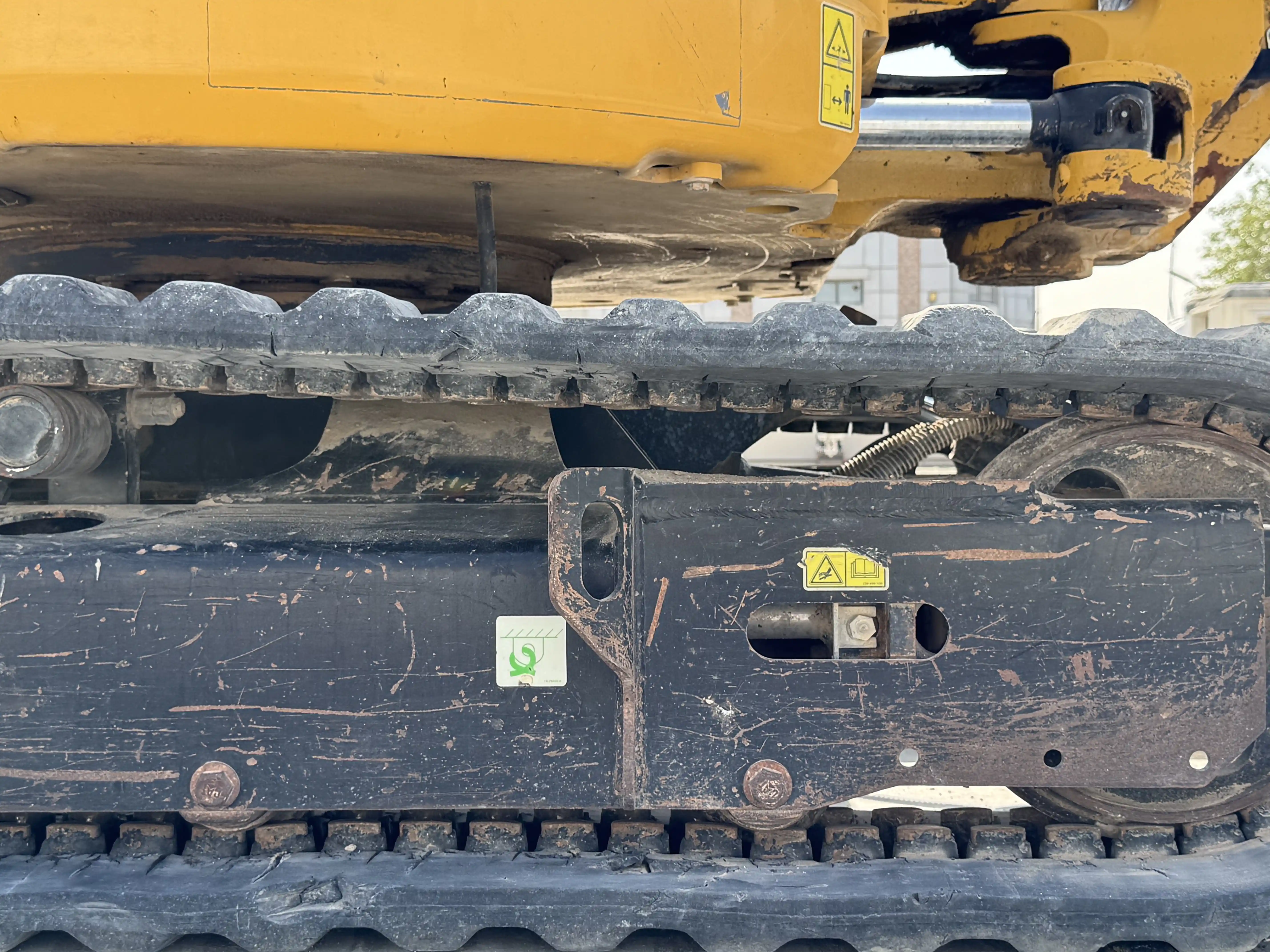 MNX-001-Cat-303E-mini-excavator-inspection-undercarriage-right-track-tensioner