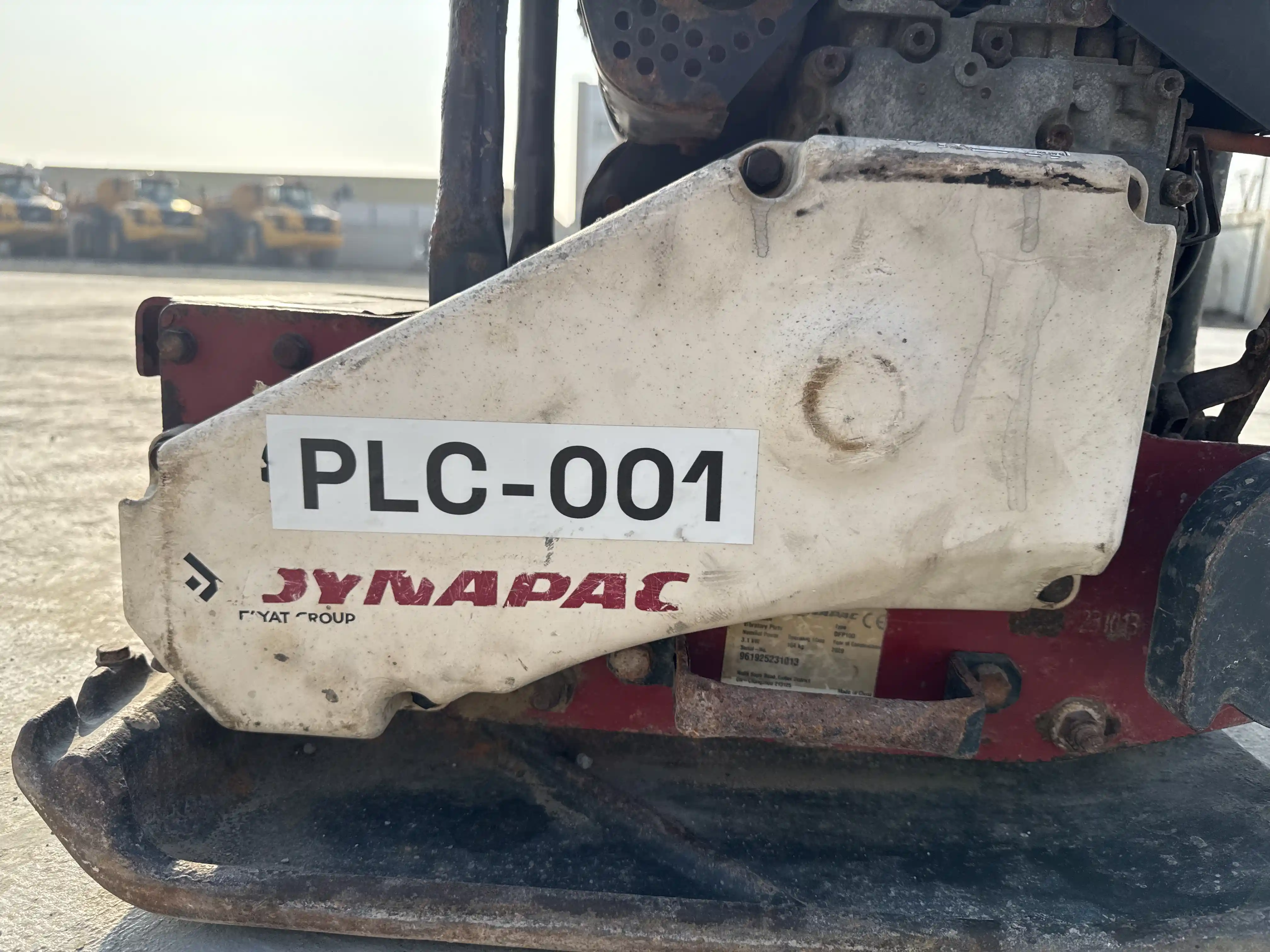 PLC-001-Dynapac-DFP10D-plate-compactor-inspection-structure-belt-cover-1