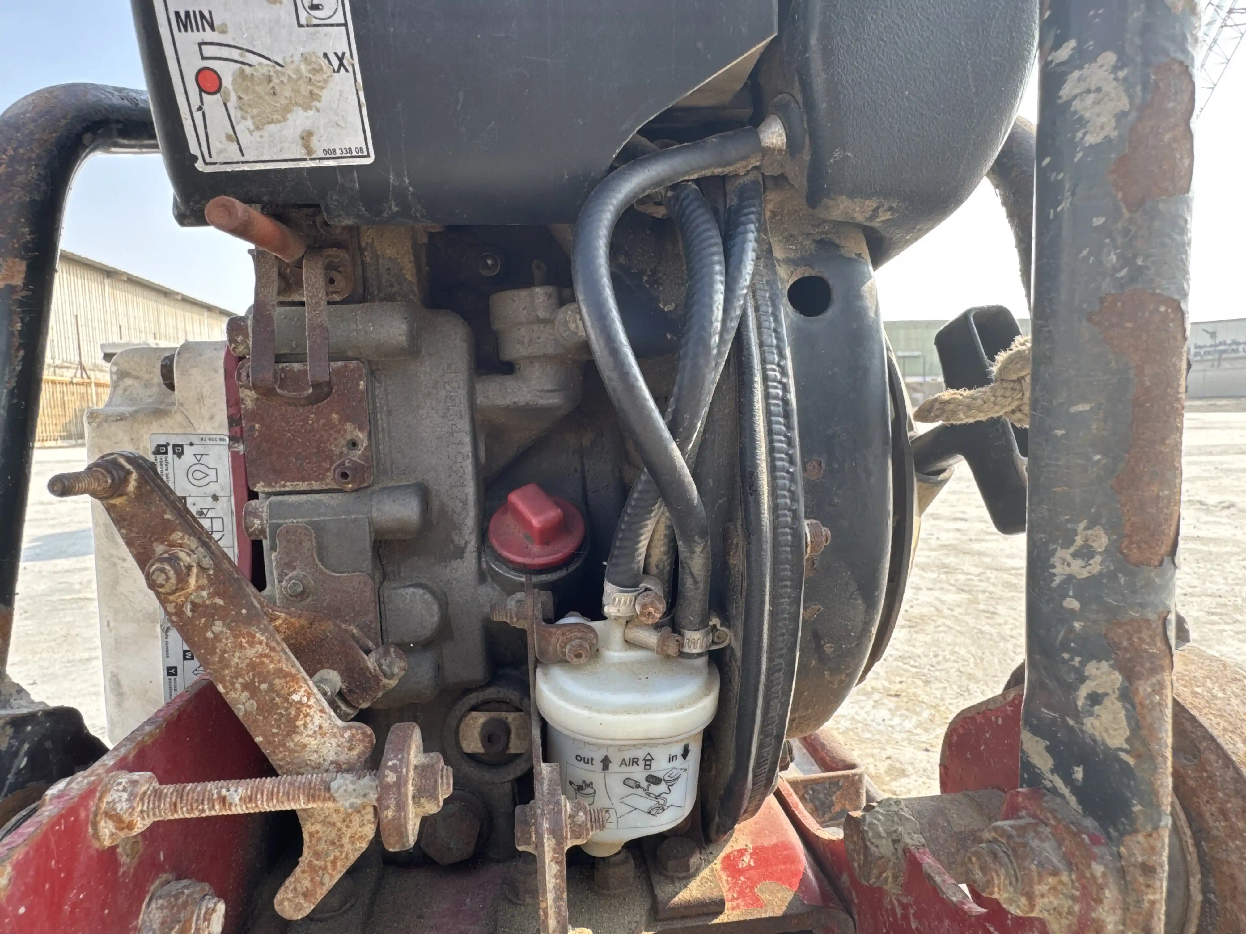 PLC-002-Dynapac-DFP10D-plate-compactor-inspection-engine-fuel-leaks-1