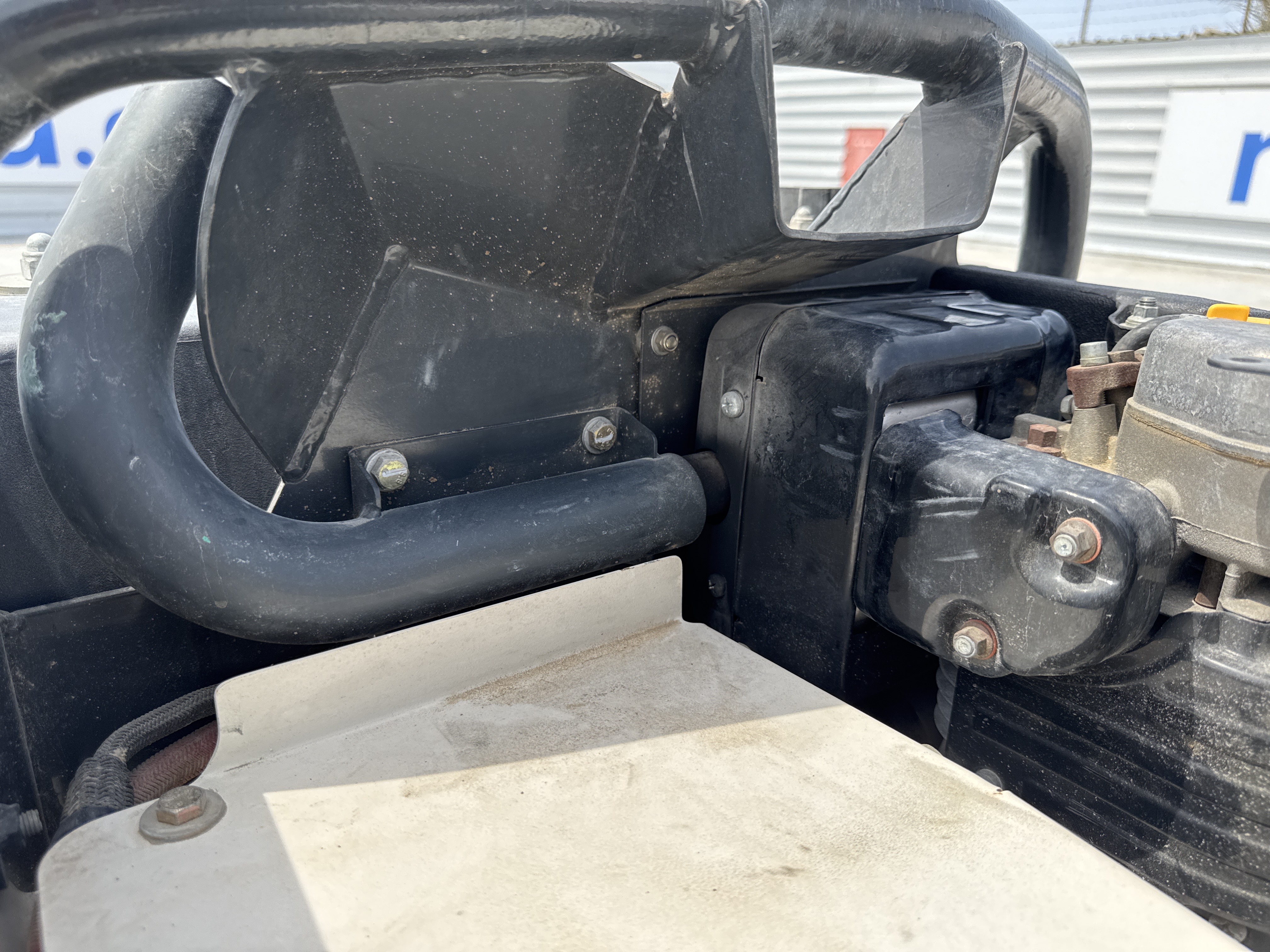 WBC-001-Dynapac-DTR75D-walk-behind-compactor-inspection-engine-exhaust-system-2