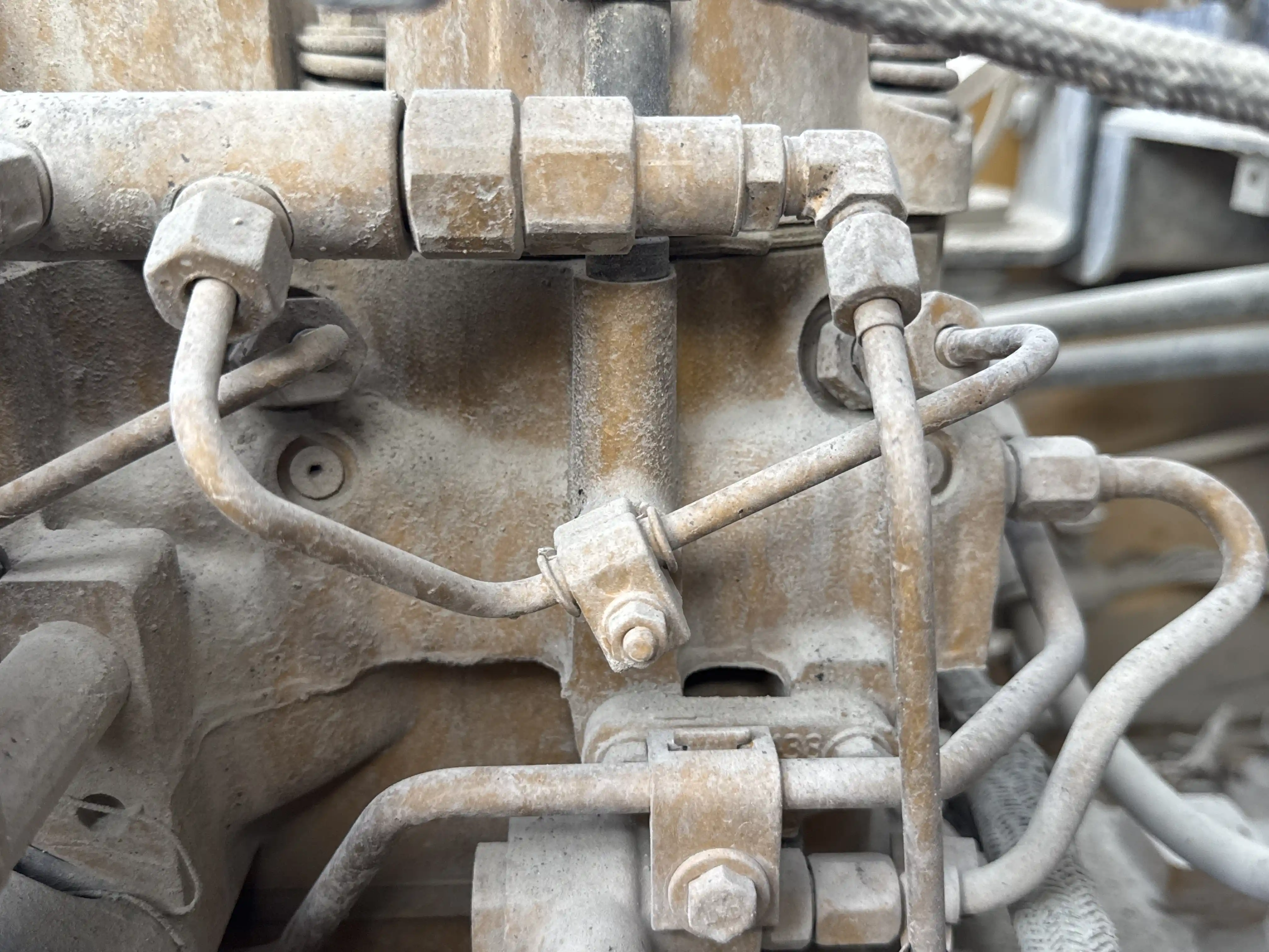WHL-002-Cat-966L-wheel-loader-inspection-engine-fuel-leaks-1
