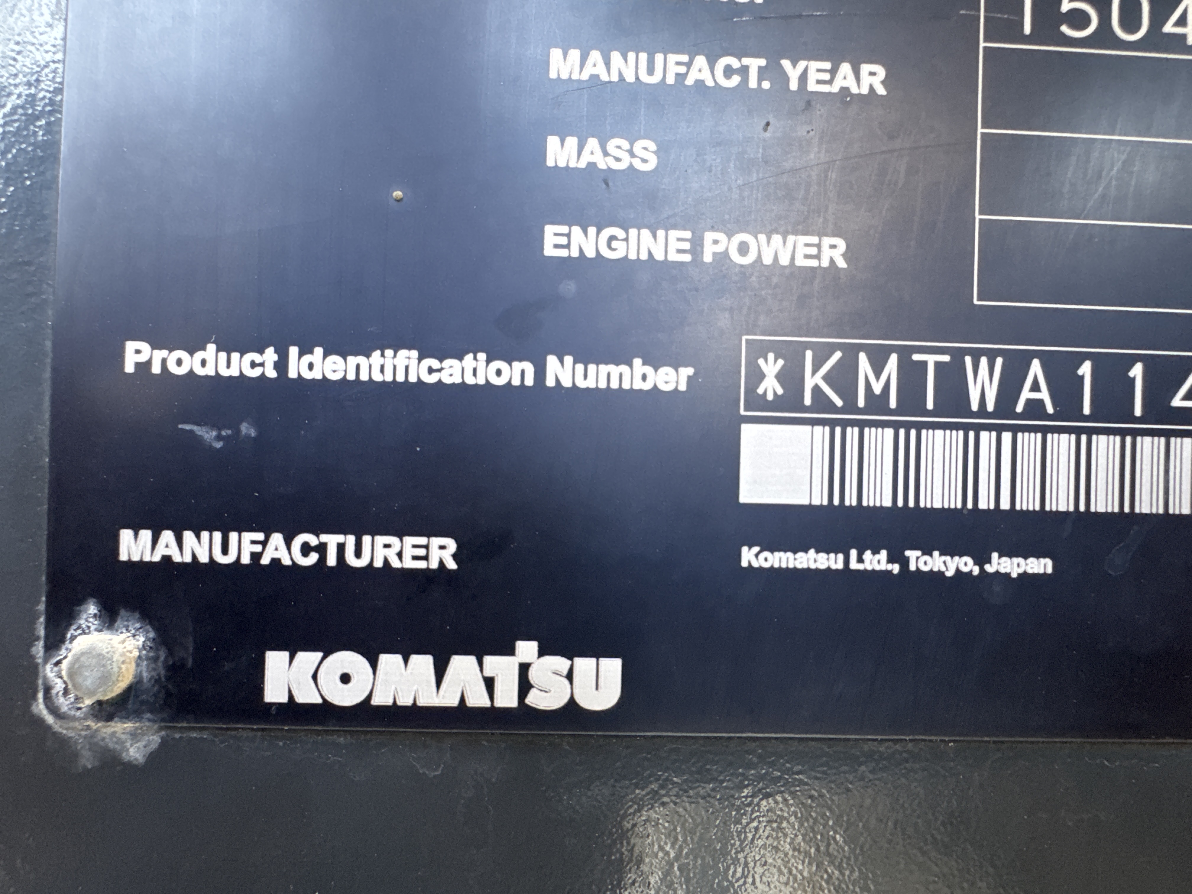 WHL-001-Komatsu-WA470-6R-wheel-loader-inspection-general-country-of-manufacture