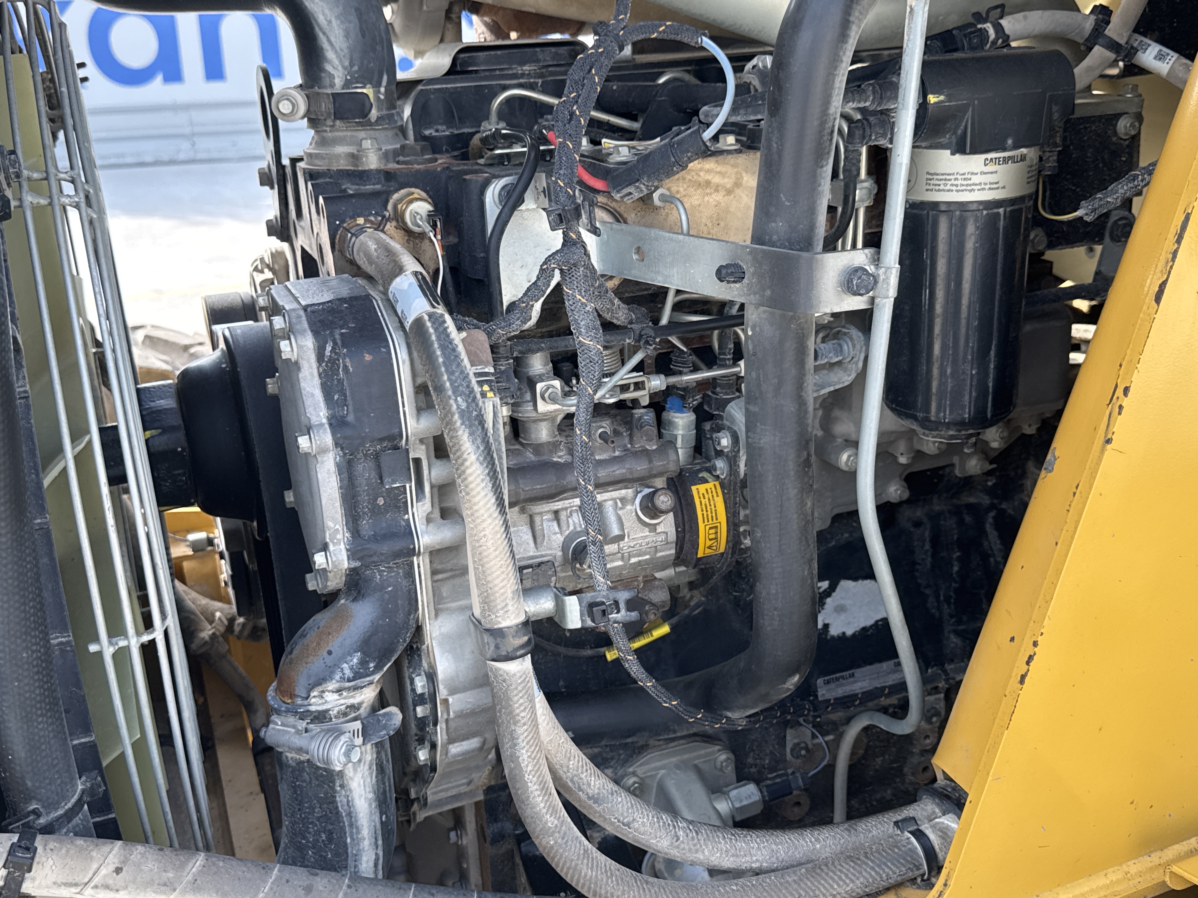 BHL-001-Cat-426F2-backhoe-loader-inspection-engine-engine-oil-leaks-3