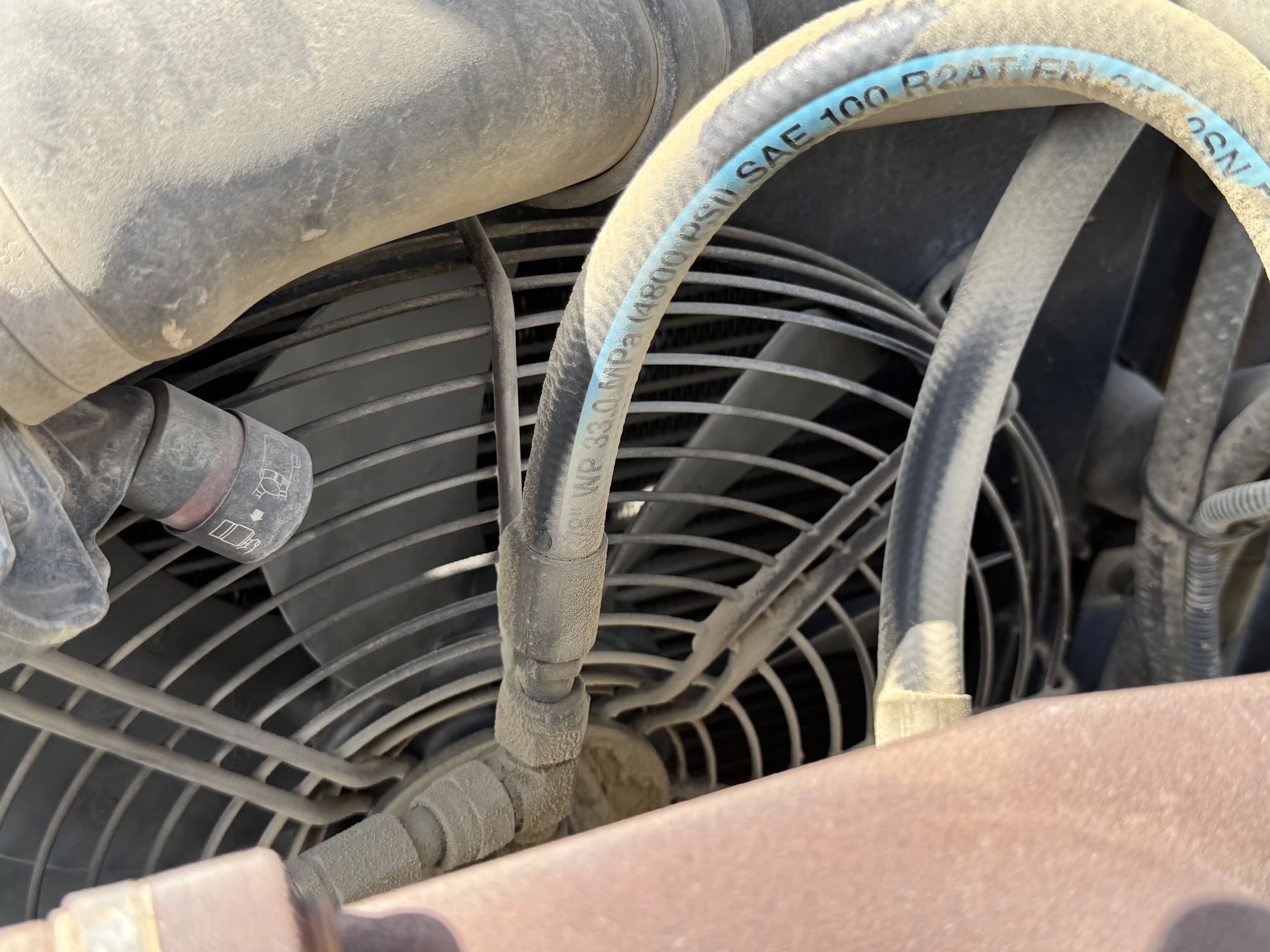 SRC-001-Dynapac-CC1200-VI-tandem-roller-inspection-engine-cooling-fan-and-fan-guard-1
