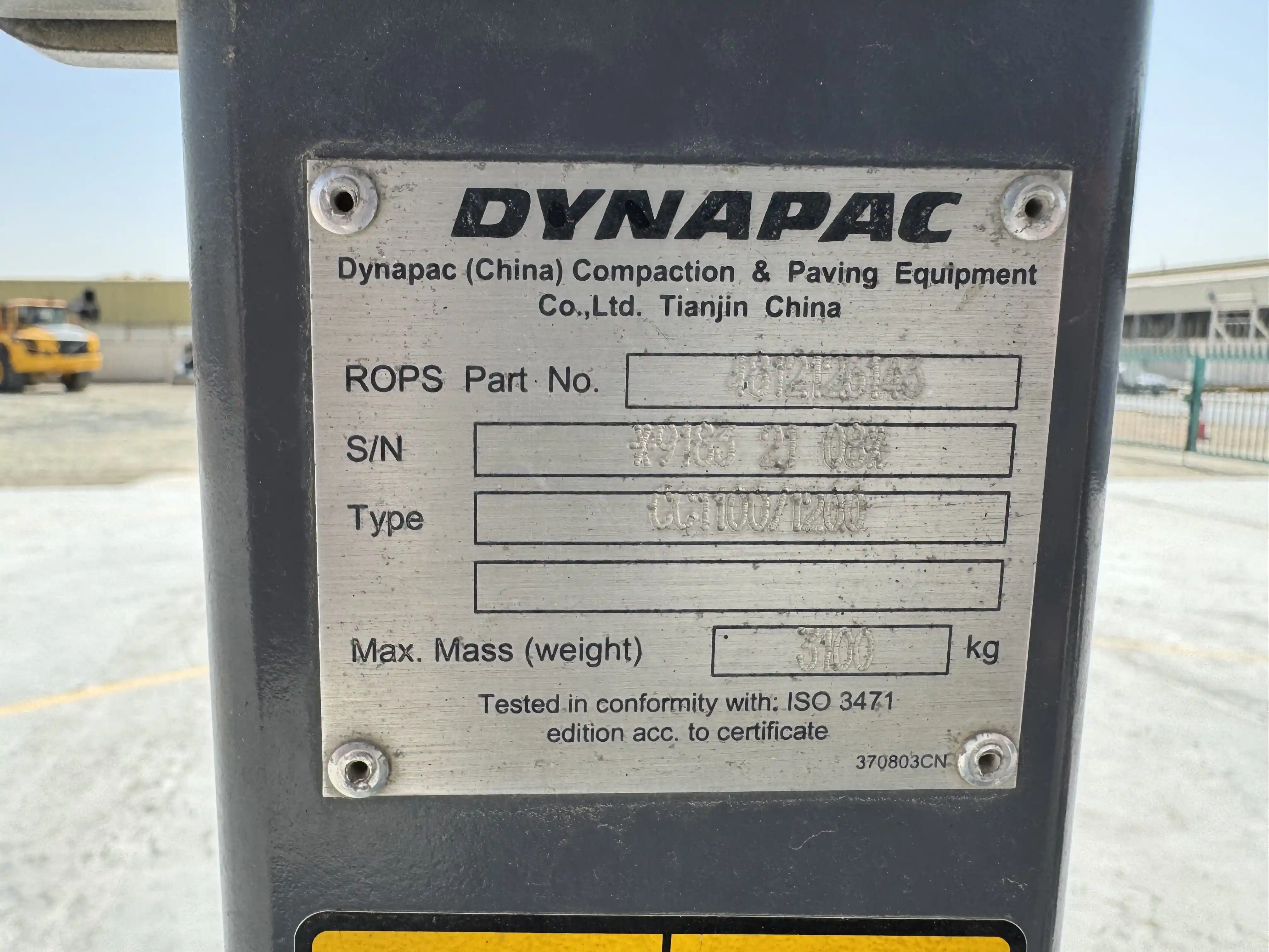 SRC-001-Dynapac-CC1200-VI-tandem-roller-inspection-safety-rollover-protective-structure-ROPS-FOPS