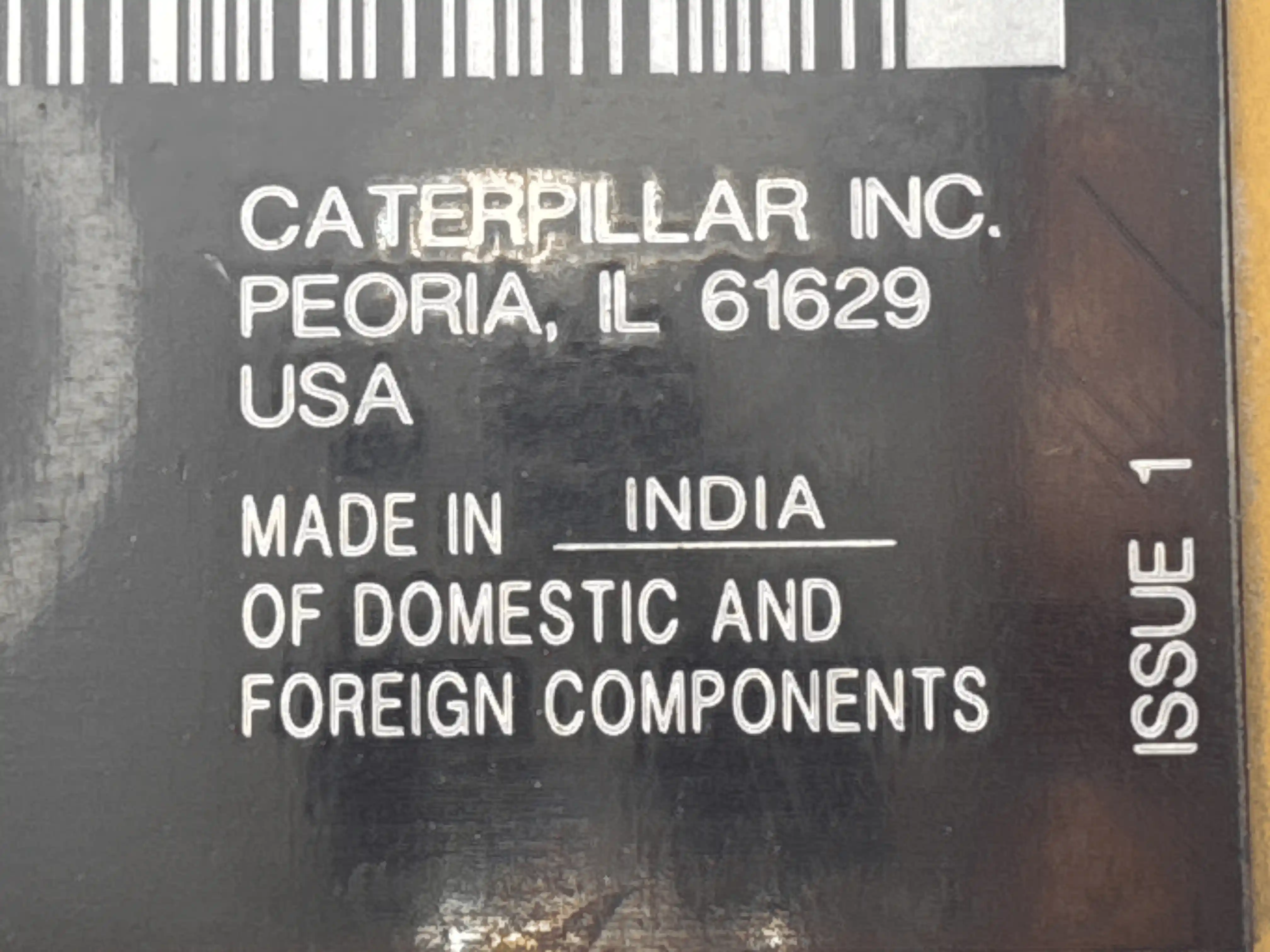 SSL-004-Cat-226B3-skid-steer-loader-inspection-general-country-of-manufacture