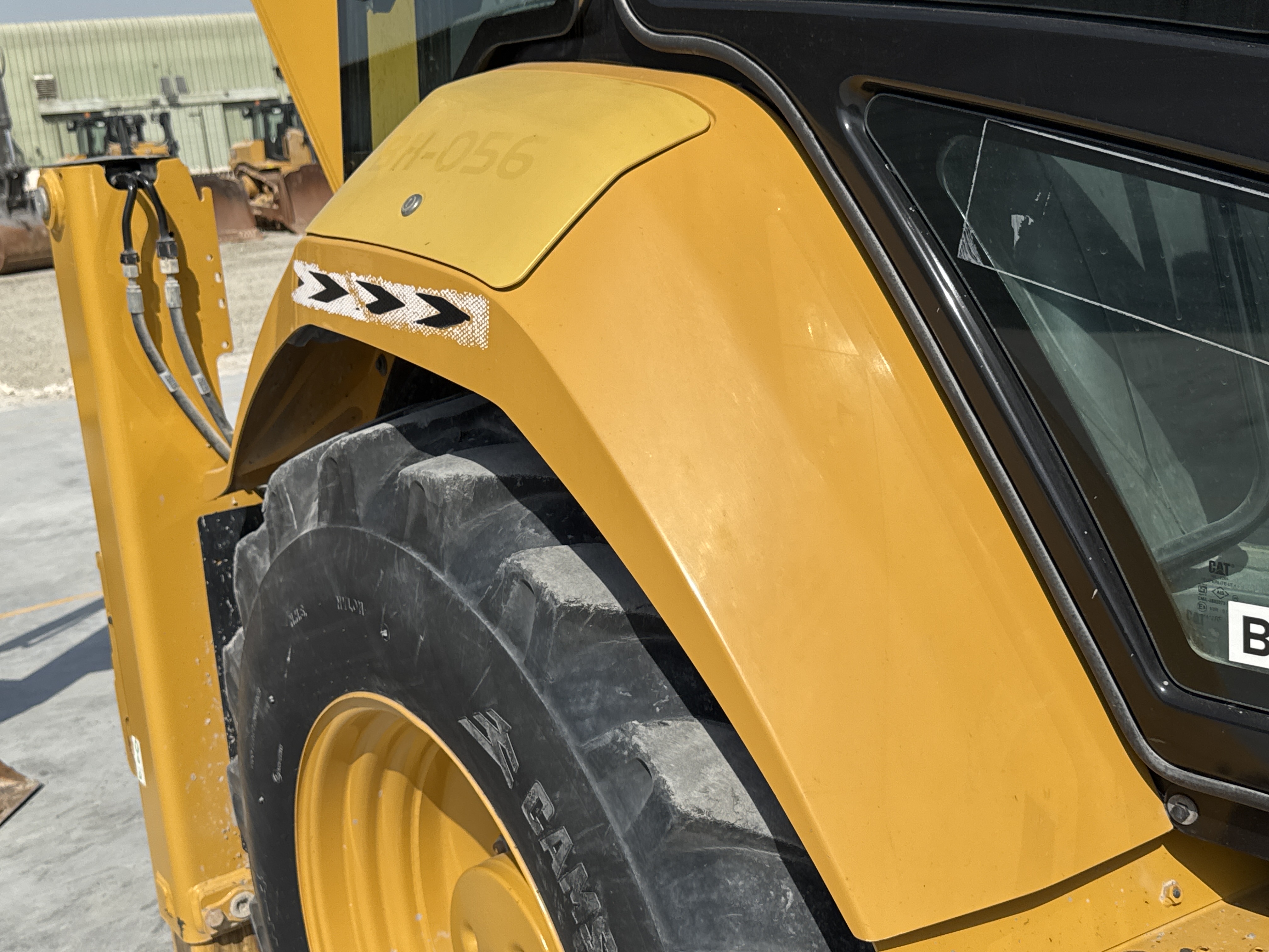 BHL-001-Cat-426F2-backhoe-loader-inspection-structure-sheet-metal-fiberglass-1