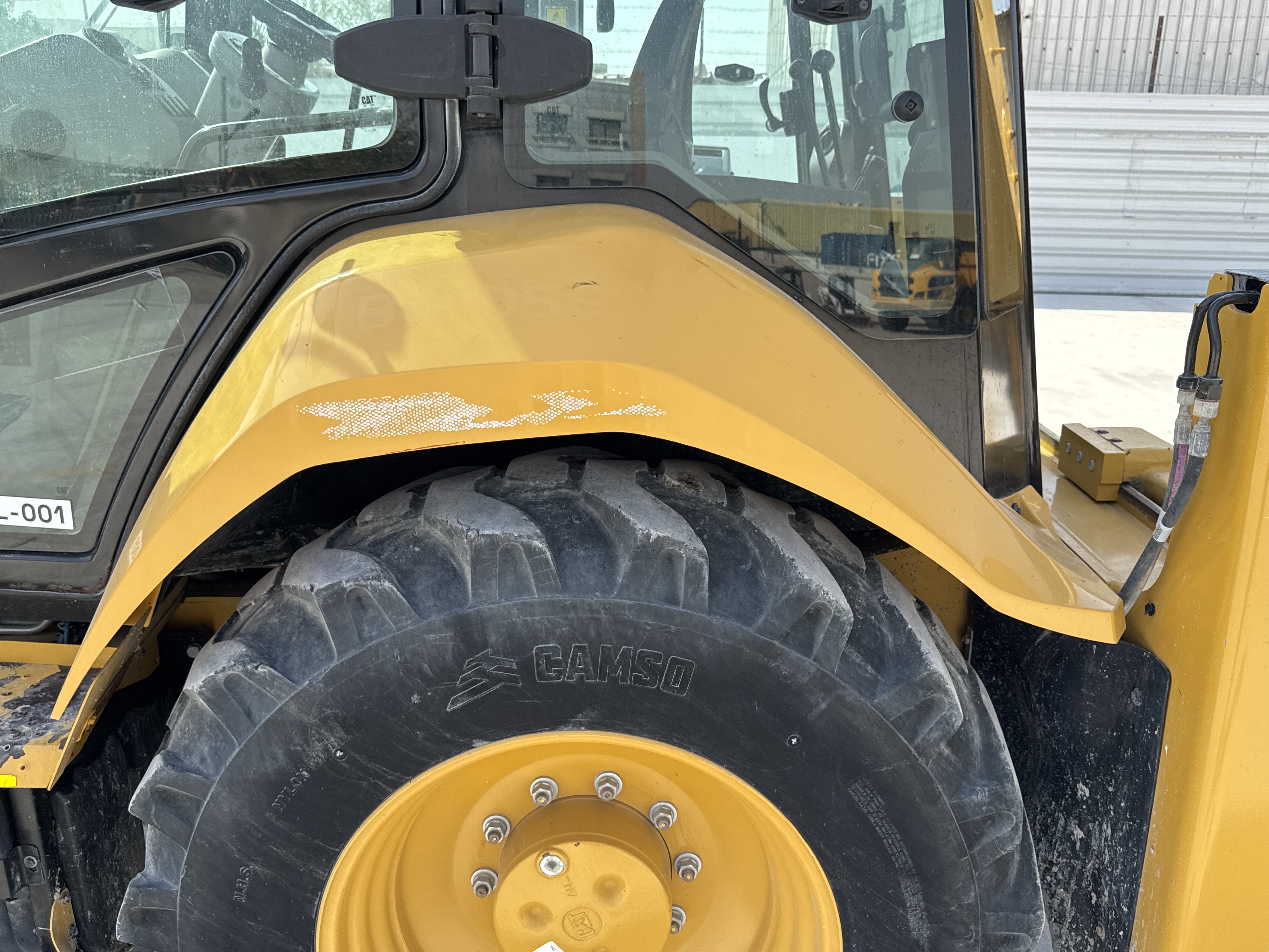 BHL-001-Cat-426F2-backhoe-loader-inspection-structure-sheet-metal-fiberglass-4