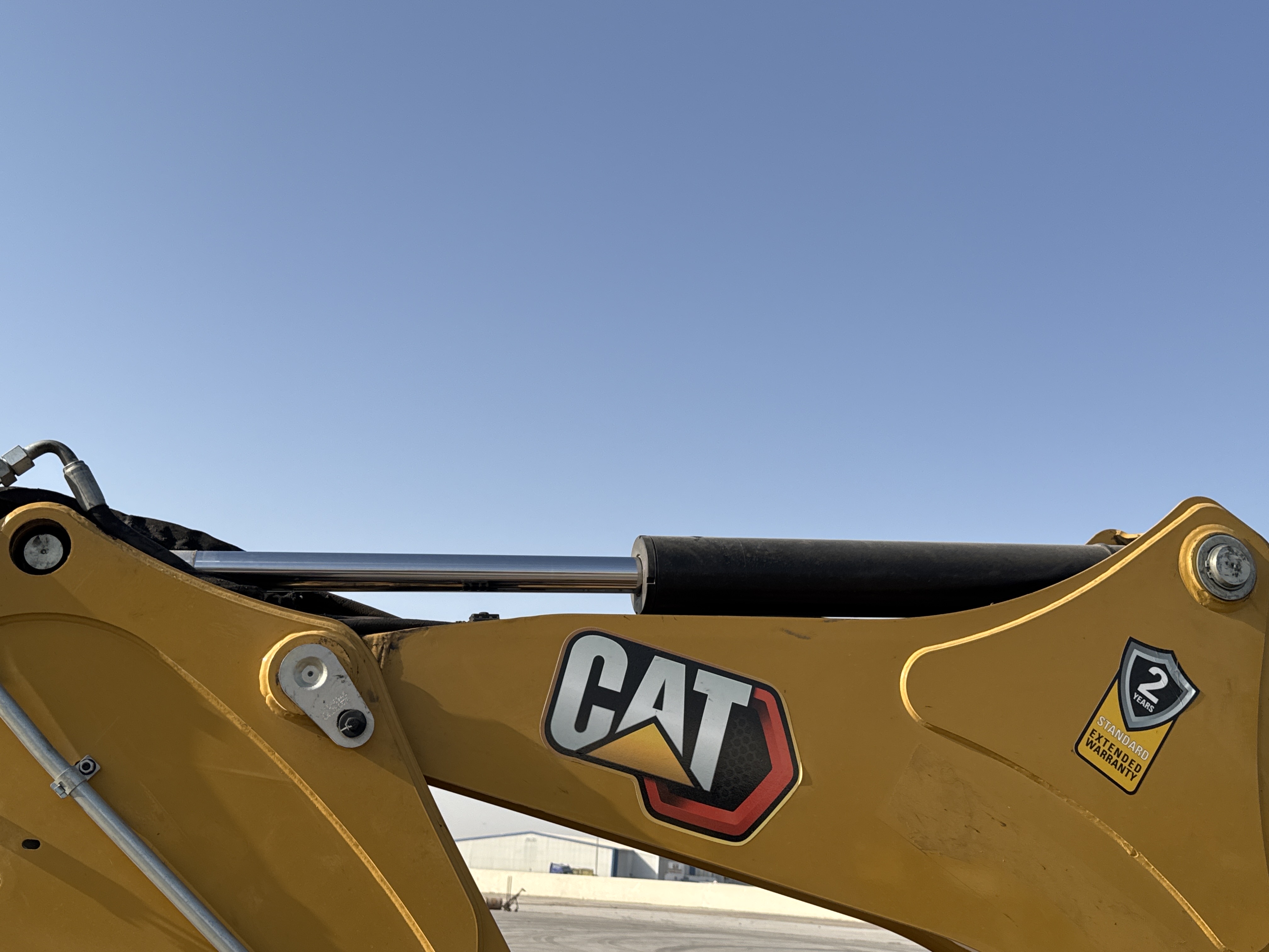 BHL-002- Cat-428-backhoe-loader-inspection-hydraulics-stick-cylinder-1