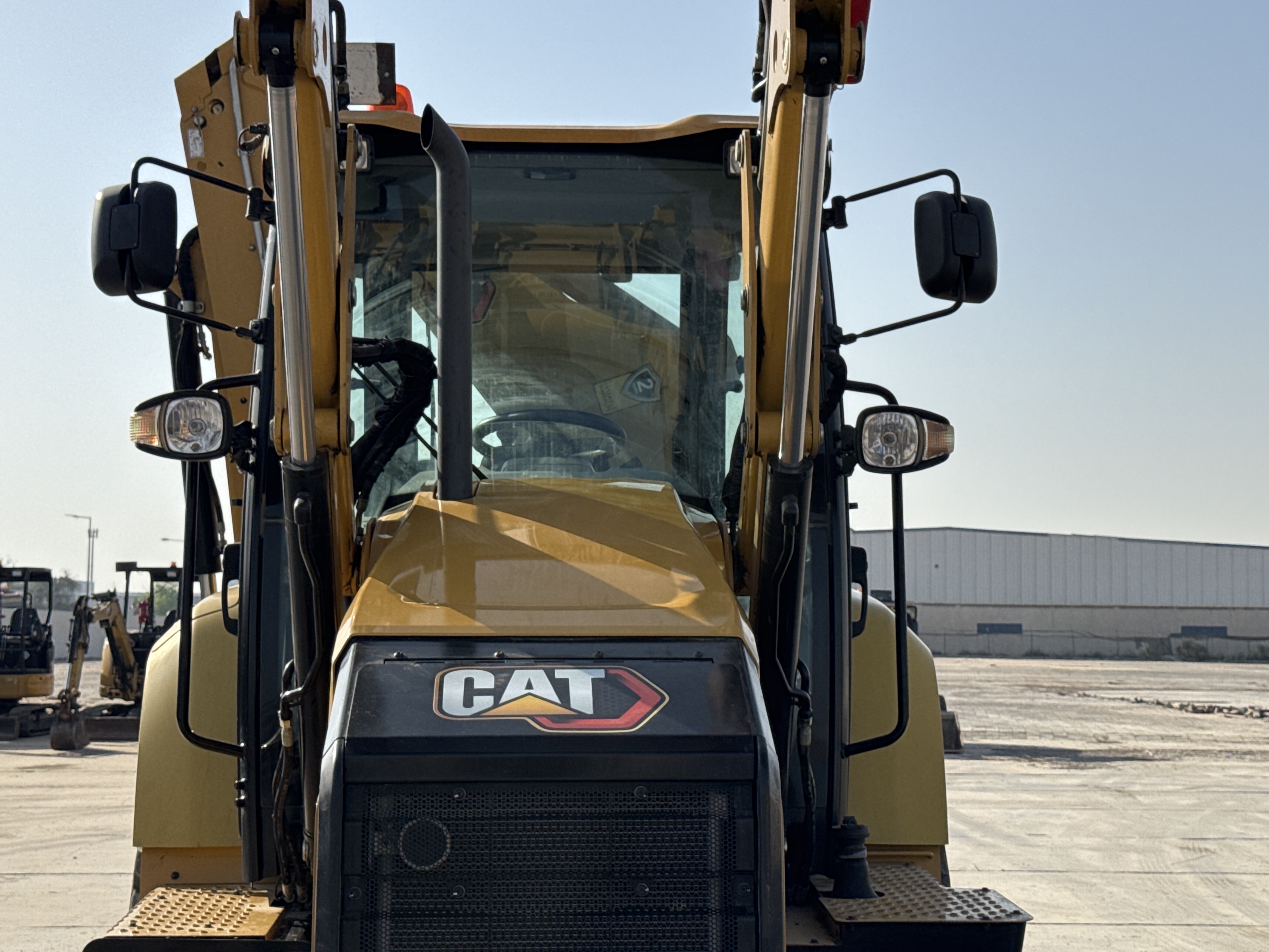 BHL-002- Cat-428-backhoe-loader-inspection-hydraulics-loader-lift-cylinder-1