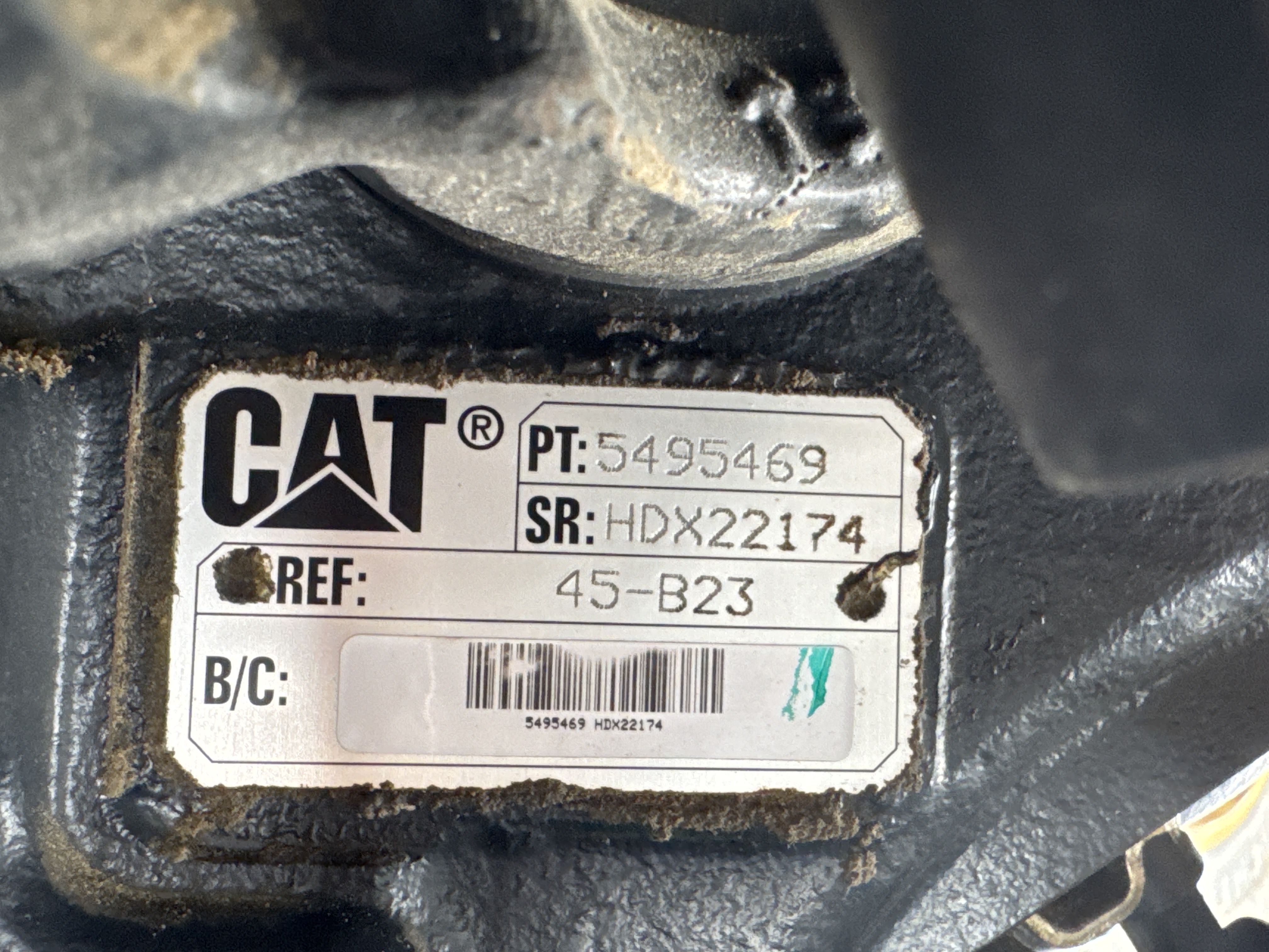 BHL-002- Cat-428-backhoe-loader-inspection-drive-system-transmission-case-6