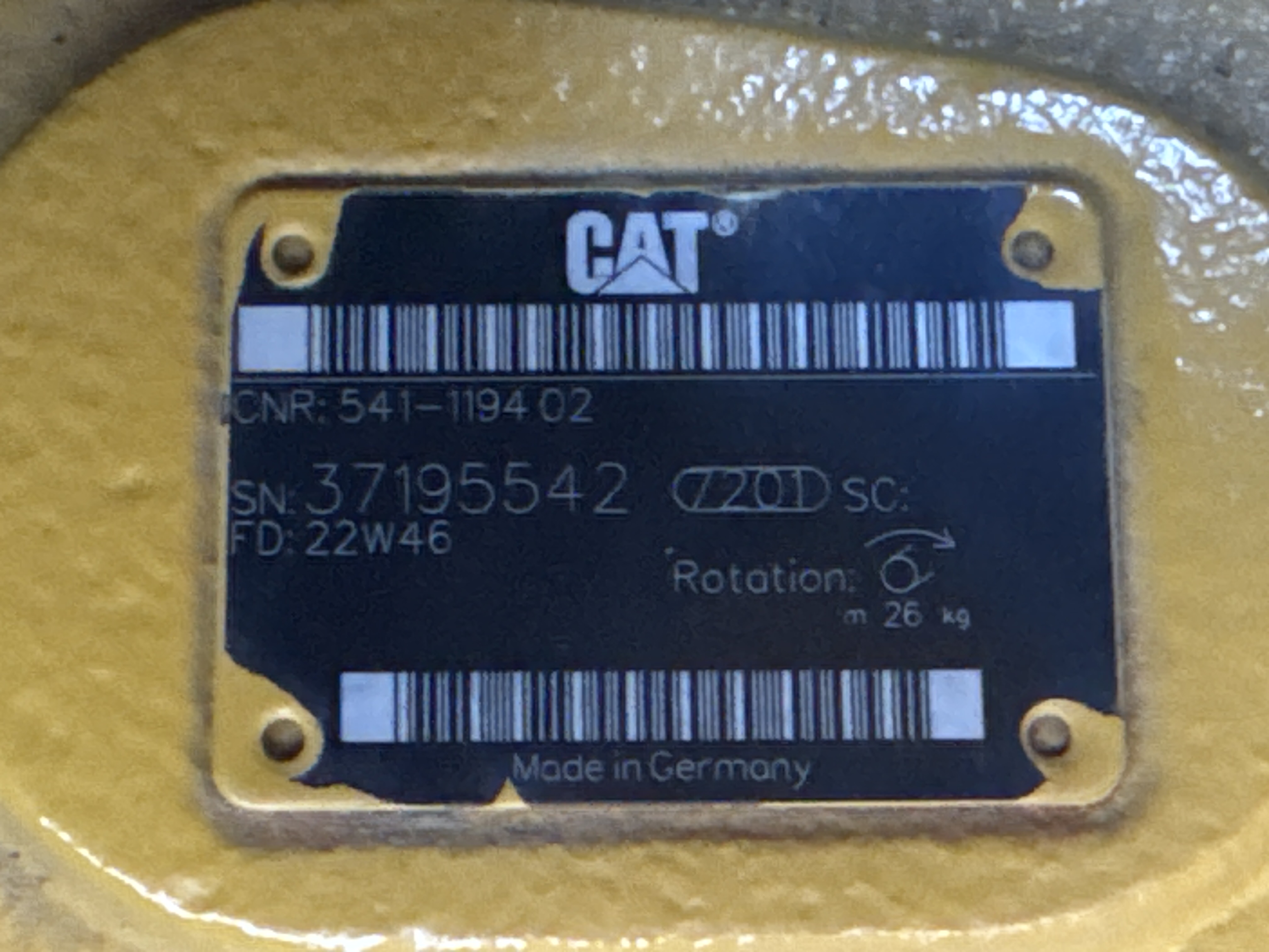 BHL-002- Cat-428-backhoe-loader-inspection-hydraulics-hydraulic-pump-3