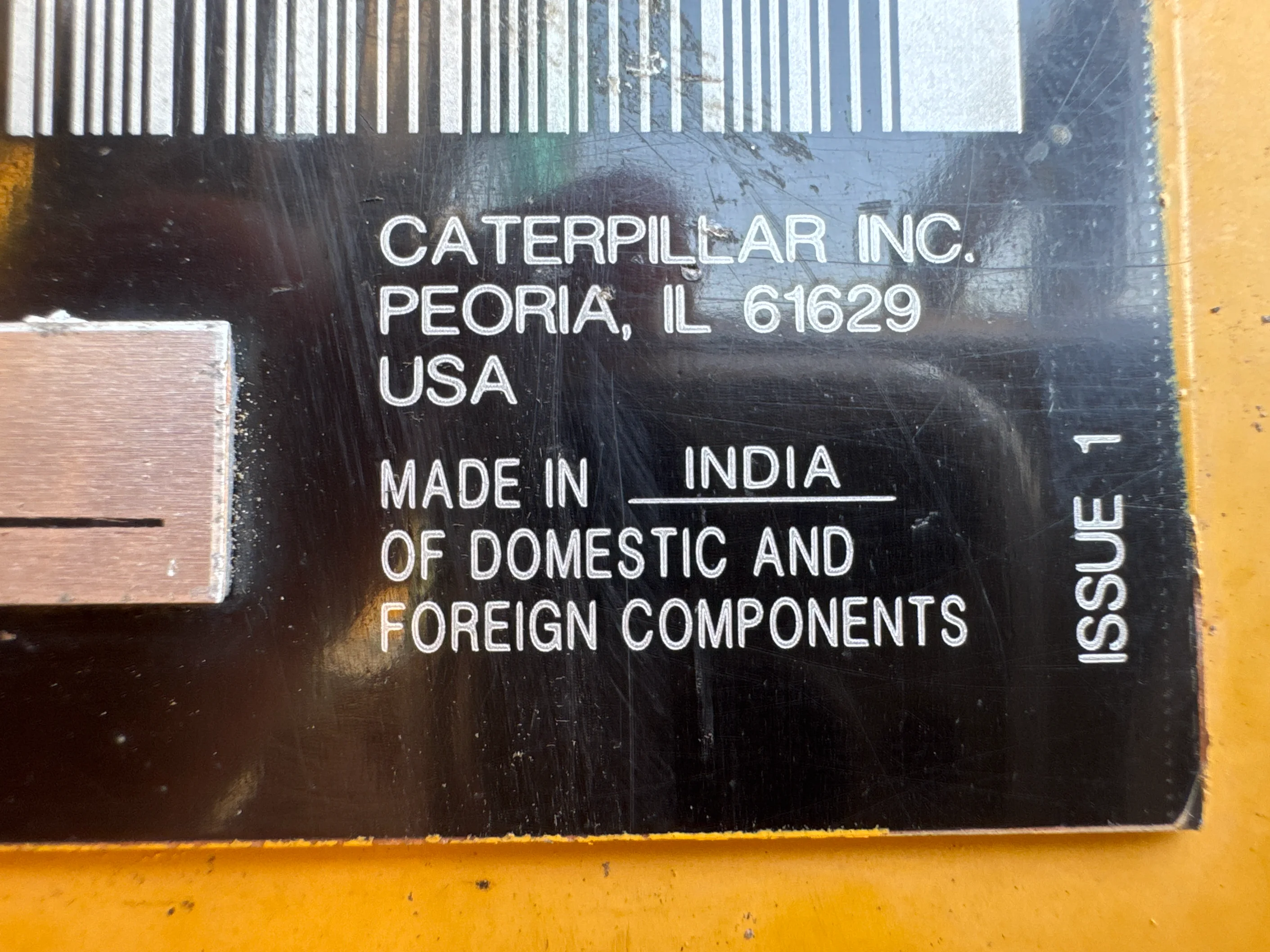 MDX-002-Cat-323D3-medium-excavator-inspection-general-country-of-manufacture