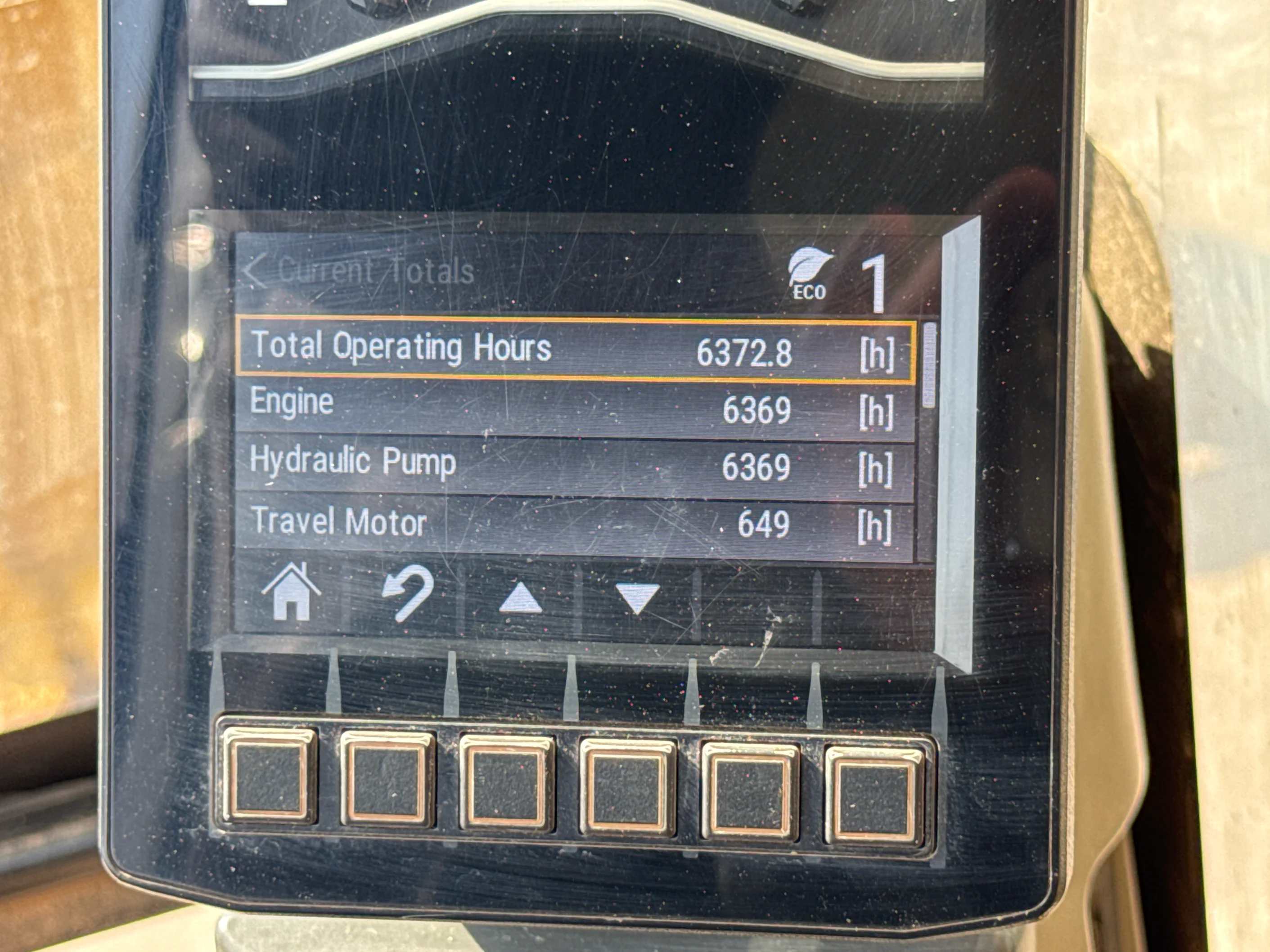 MDX-002-Cat-323D3-medium-excavator-inspection-general-hour-meter
