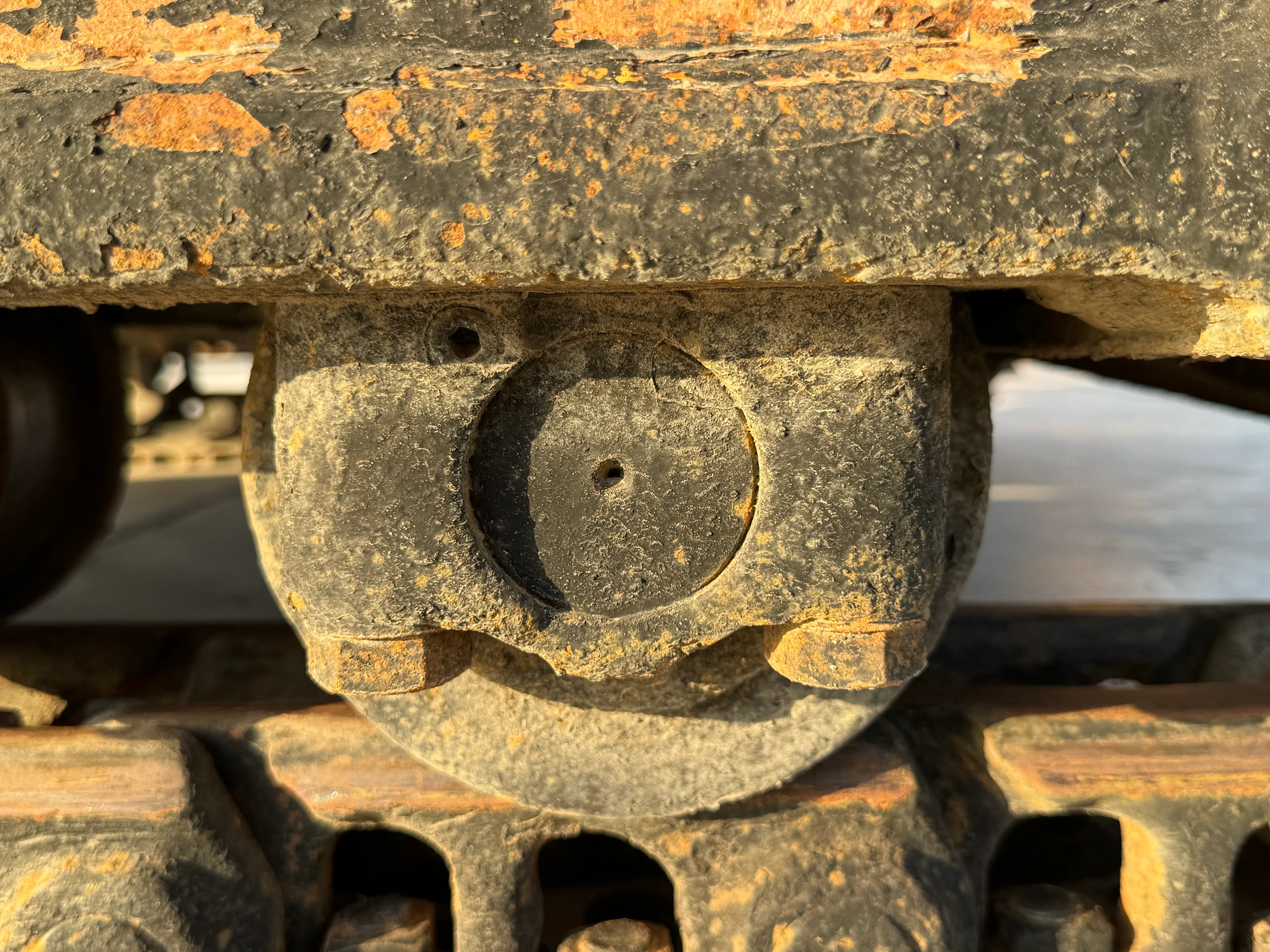 MDX-002-Cat-323D3-medium-excavator-inspection-undercarriage-left-track-rollers-3