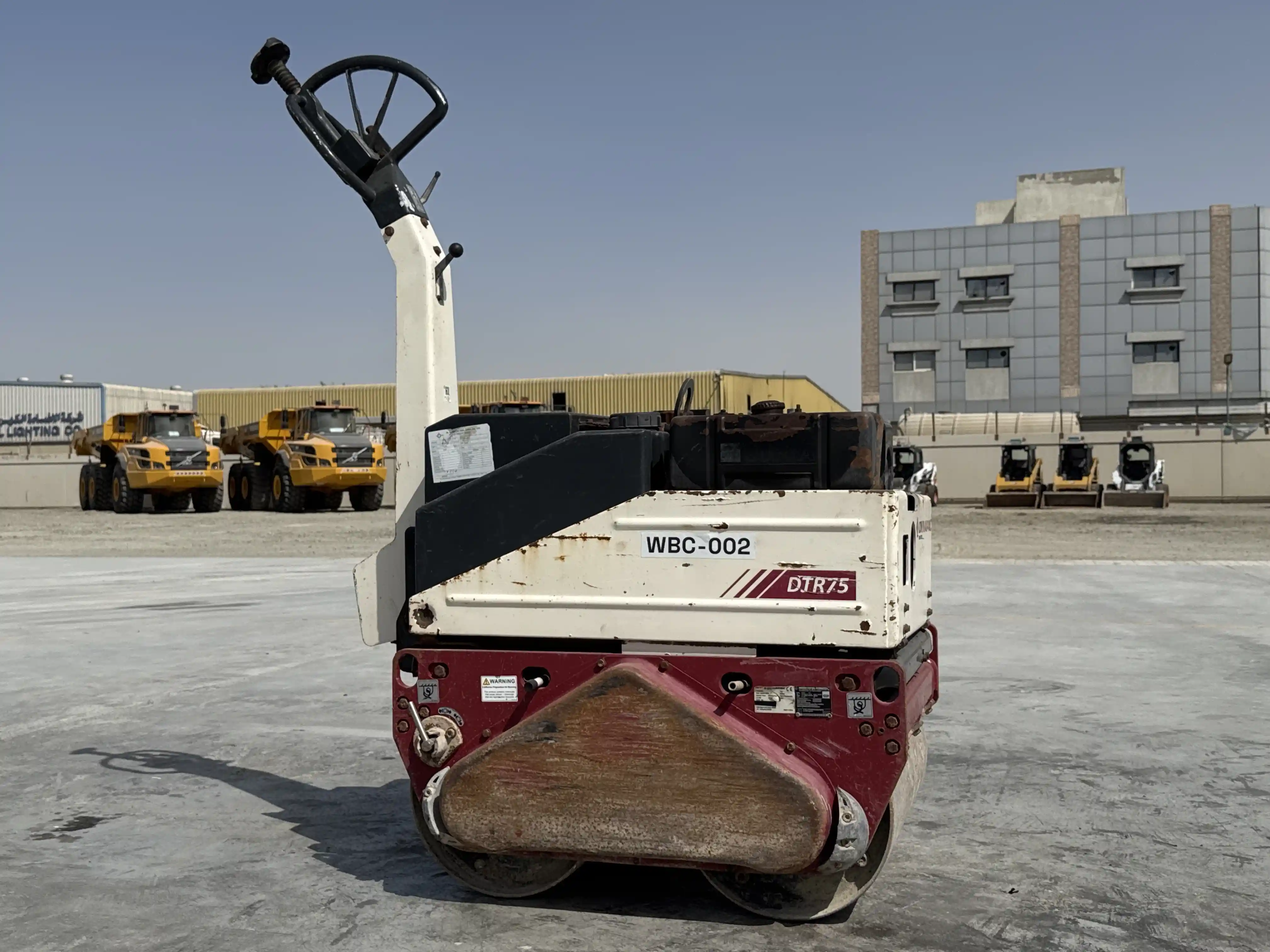 WBC-002-Dynapac-DTR75D-walk-behind-compactor-inspection-structure-paint-1